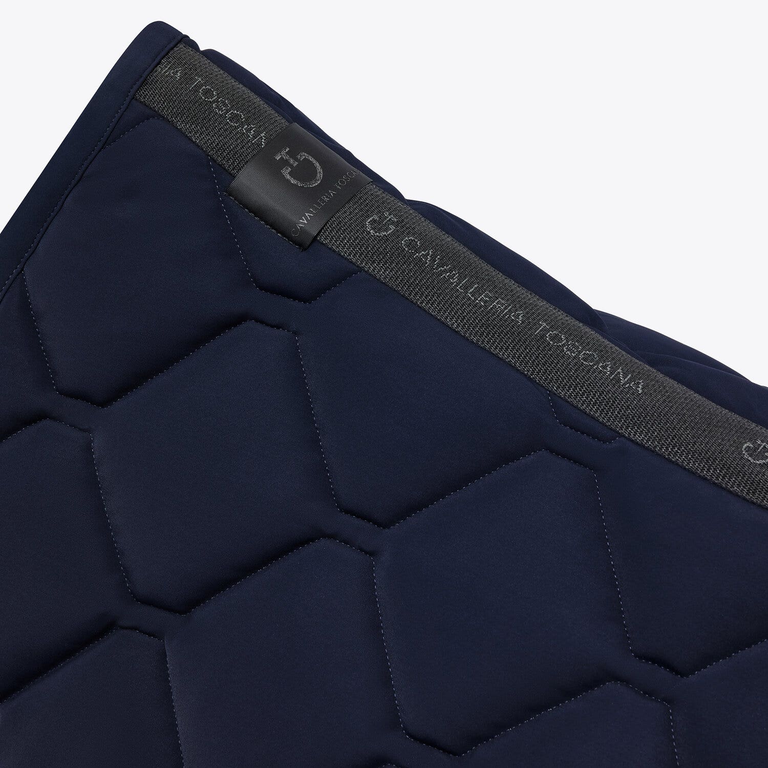 Cavalleria Toscana Ct Orbit Quilted dressage Saddle Pad DARK BLUE/DARK BLUE-3