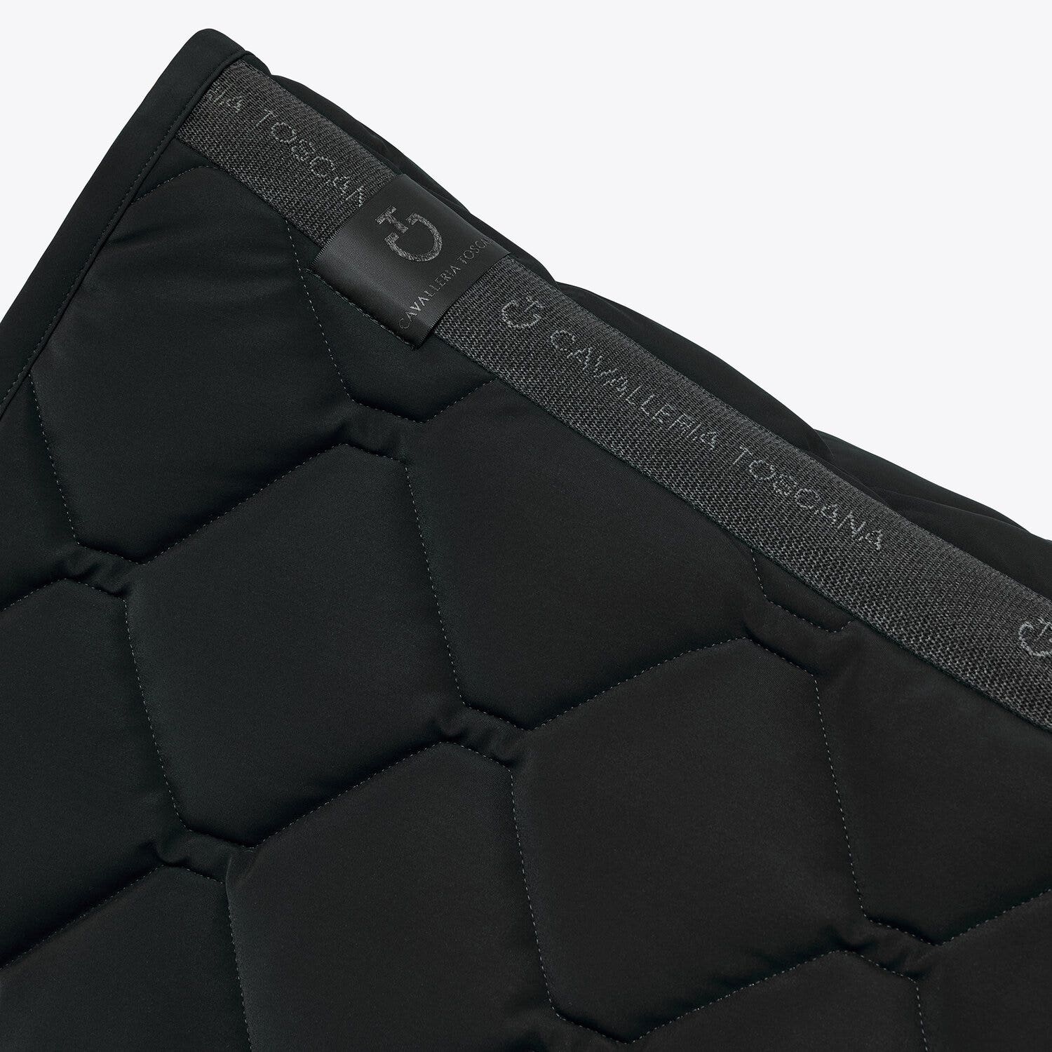 Cavalleria Toscana Ct Orbit Quilted dressage Saddle Pad BLACK-2