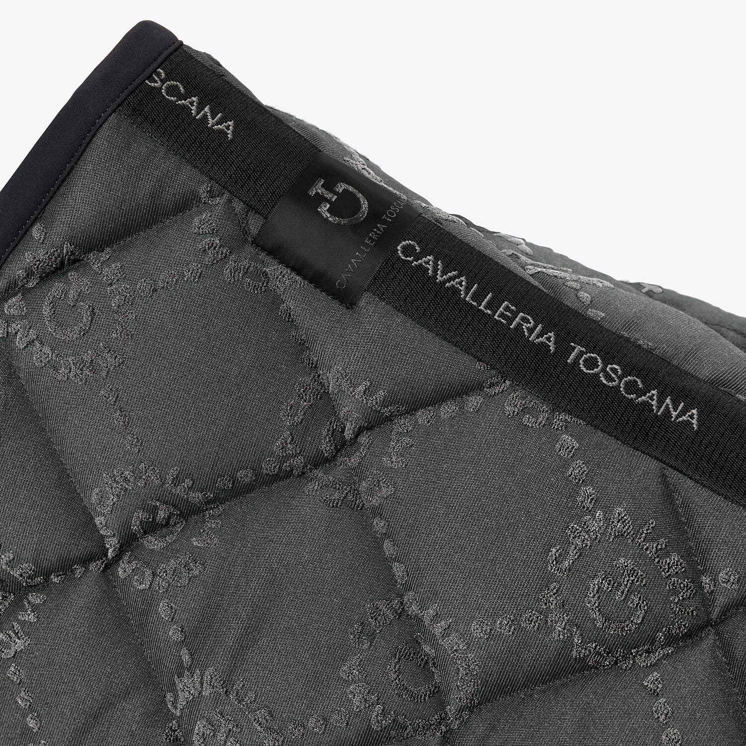 Cavalleria Toscana Jumping Horse Saddle pad CHARCOAL GREY-2