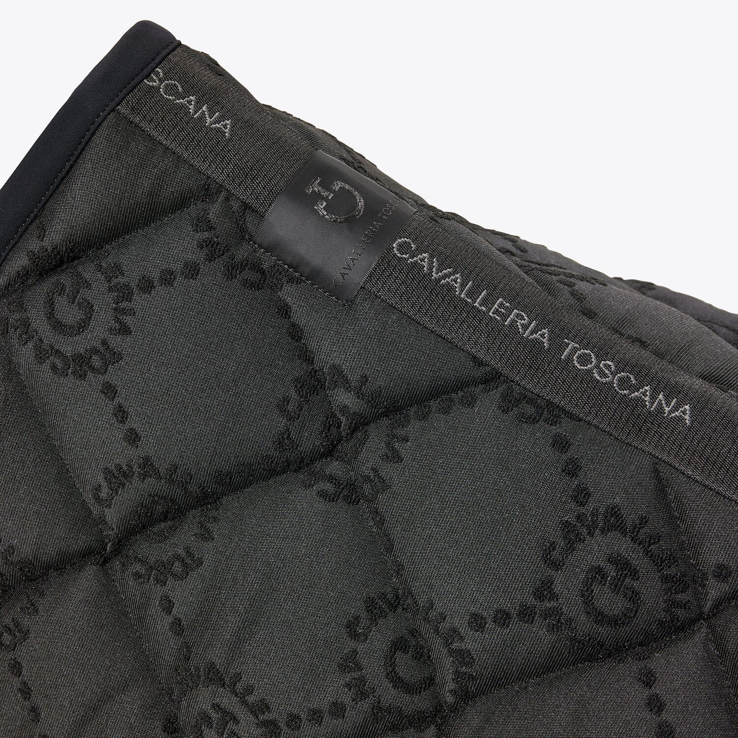 Cavalleria Toscana Jumping Horse Saddle pad BLACK-2