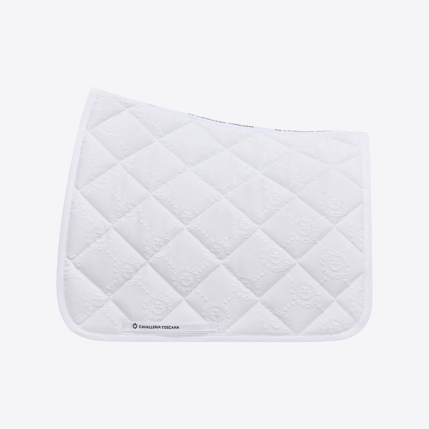 Cavalleria Toscana Dressage Horse Saddle pad WHITE-1