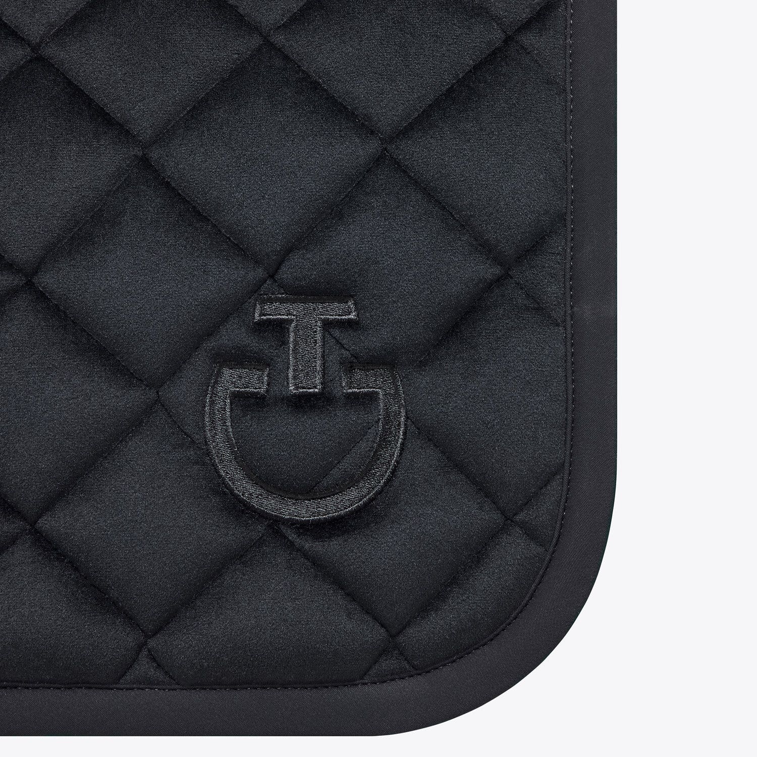 Cavalleria Toscana CT Velvet Jumping Saddle Pad BLACK-2