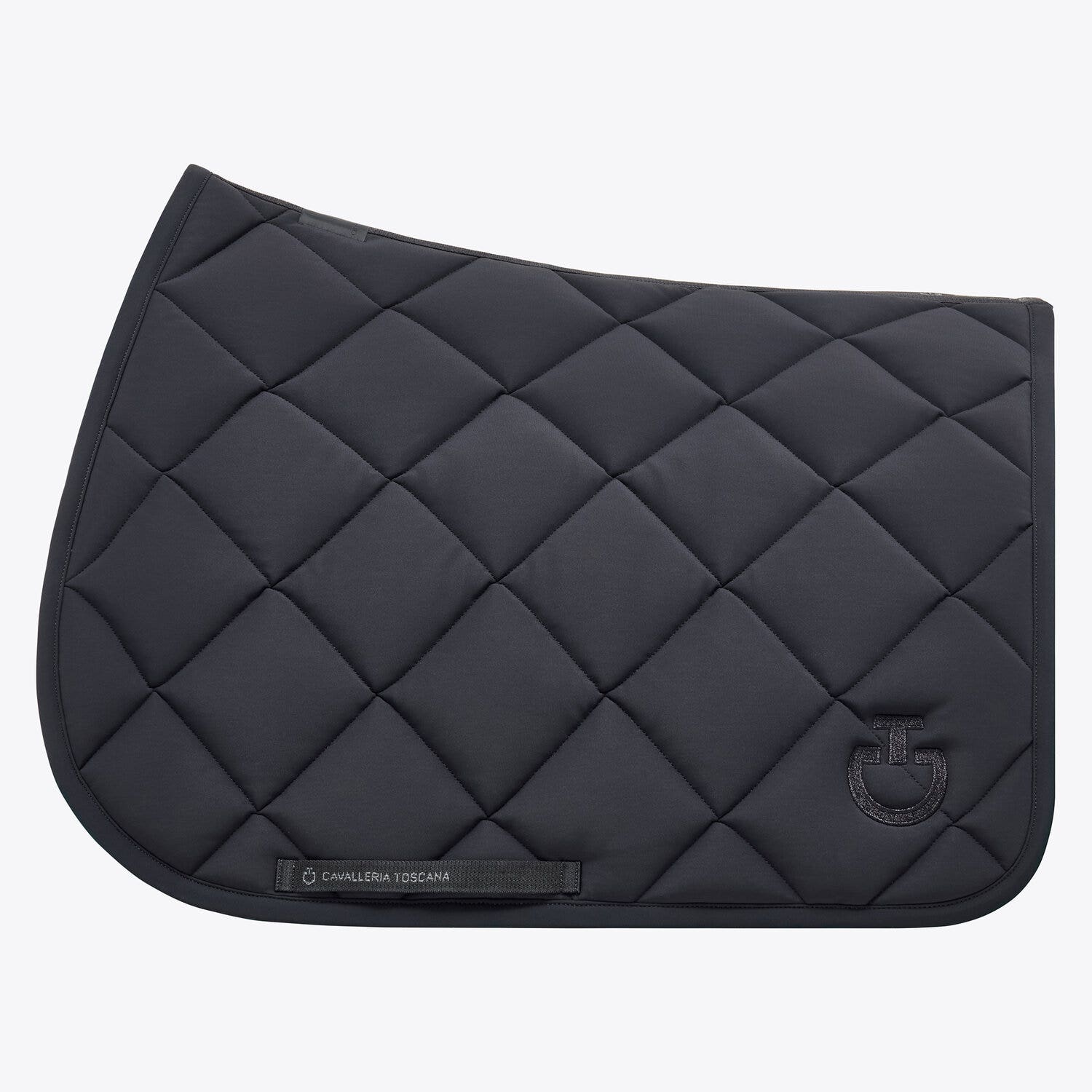 Cavalleria Toscana CT Glitter Jumping Saddle Pad BLACK-1