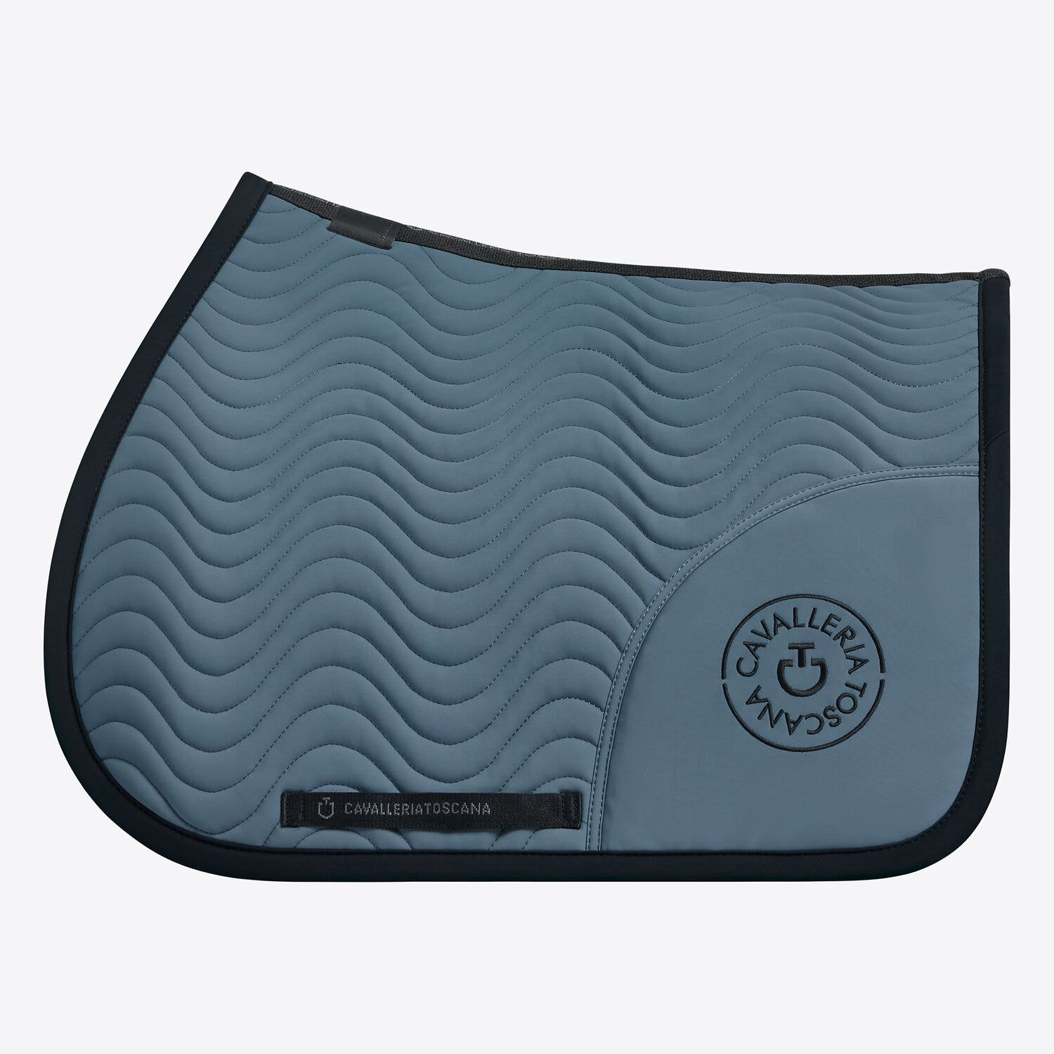 Cavalleria Toscana Jumping horse saddle pad PETROLEUM-1