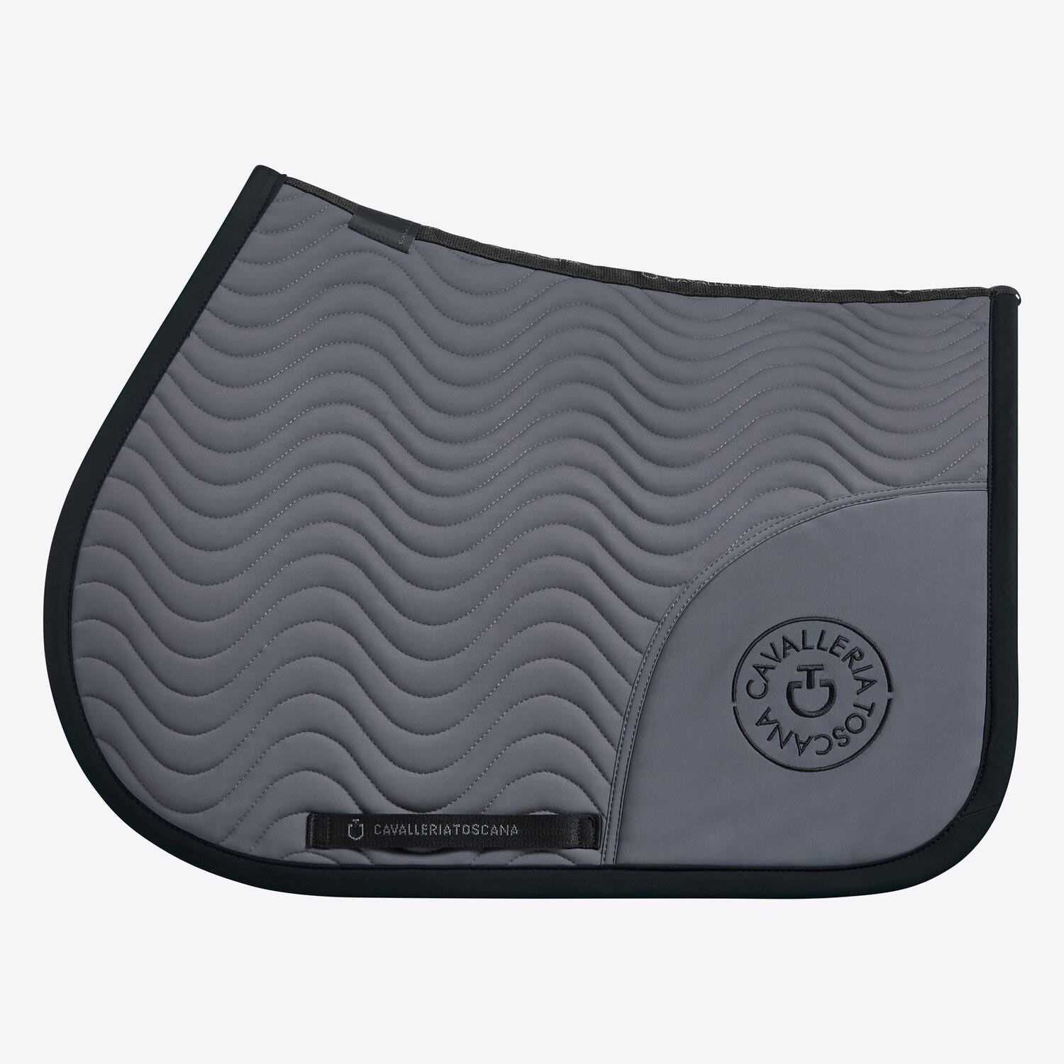 Cavalleria Toscana Jumping horse saddle pad ANTHRACITE GREY-1