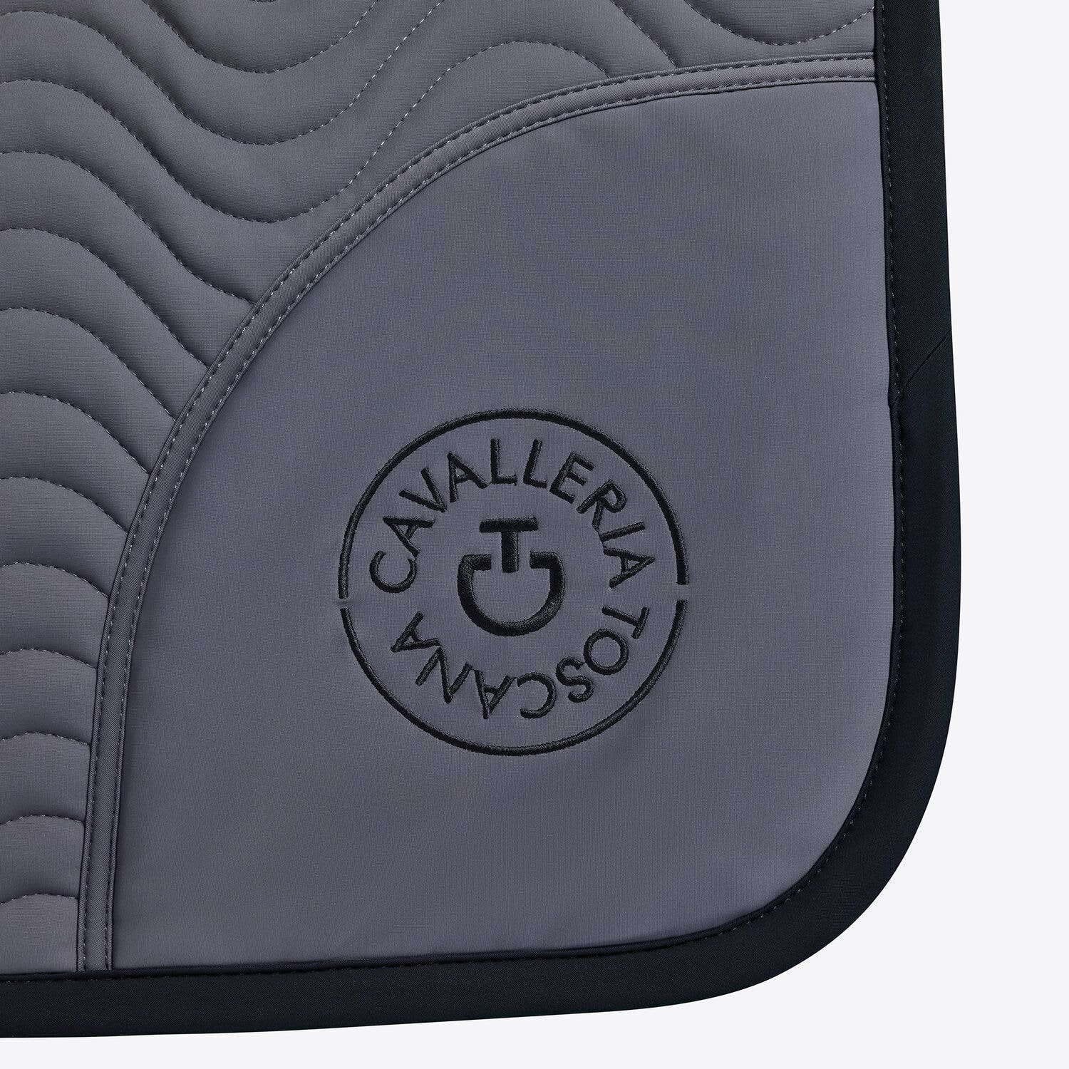 Cavalleria Toscana Dressage horse saddle pad ANTHRACITE GREY-3