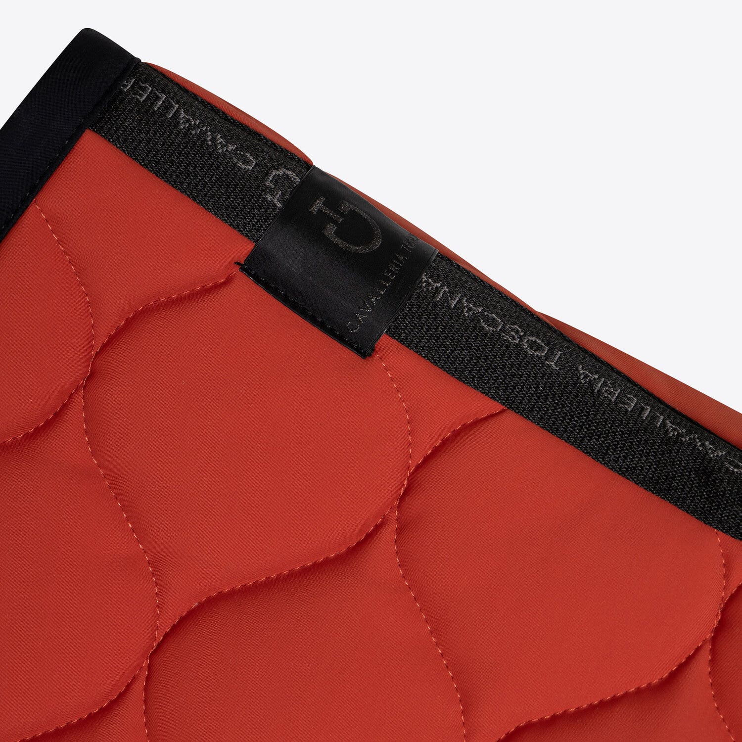 Cavalleria Toscana Cavalleria Toscana Jumping Saddle Pad in Technical Jersey EARTHENWARE/BLACK-2