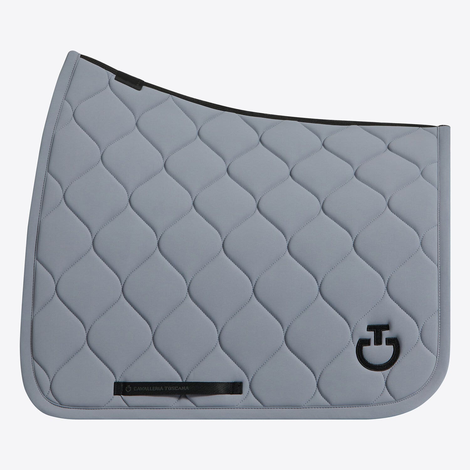 Cavalleria Toscana Circular-quilted dressage saddle pad WINDWARD BLUE-1