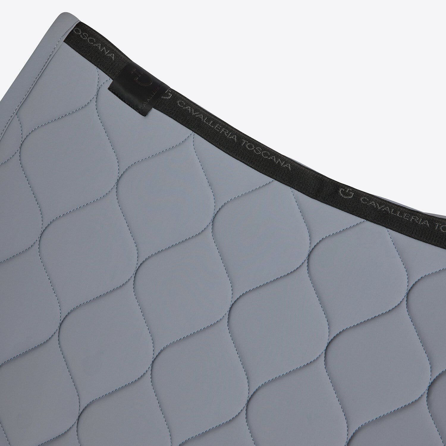 Cavalleria Toscana Circular-quilted dressage saddle pad WINDWARD BLUE-2