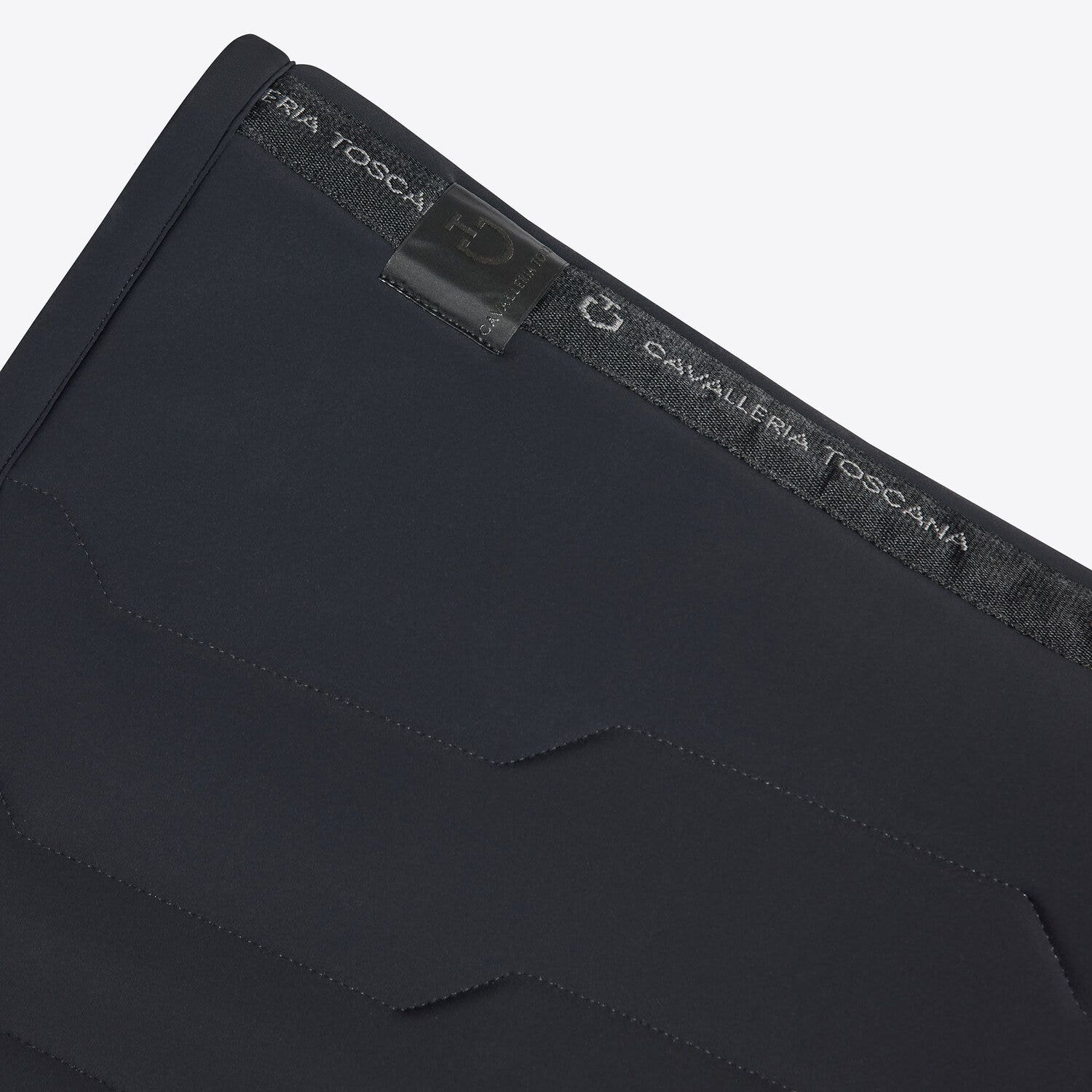 Cavalleria Toscana Cavalleria Toscana Revolution Dressage Saddle Pad in Premier Jersey BLACK-2