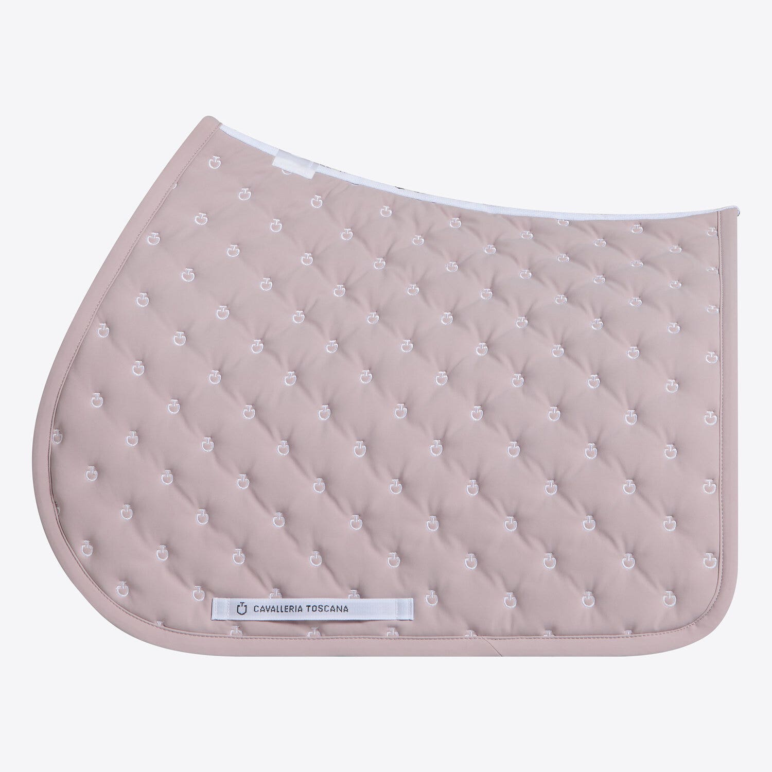 Jumping Saddle Pad with Quilted Design and Micro Logo | Cavalleria Toscana