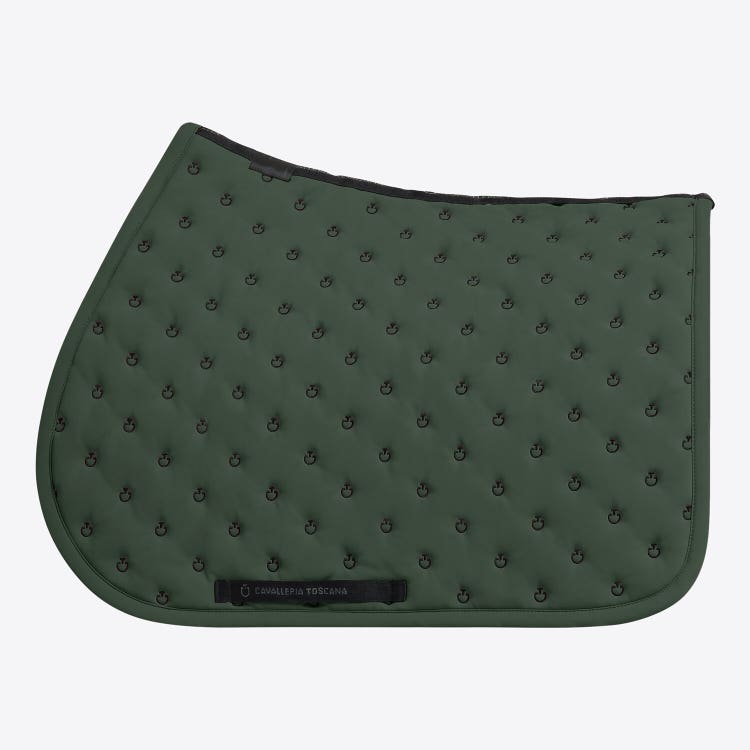 Cavalleria Toscana Jumping Saddle Pad with Quilted Design and Micro Logo