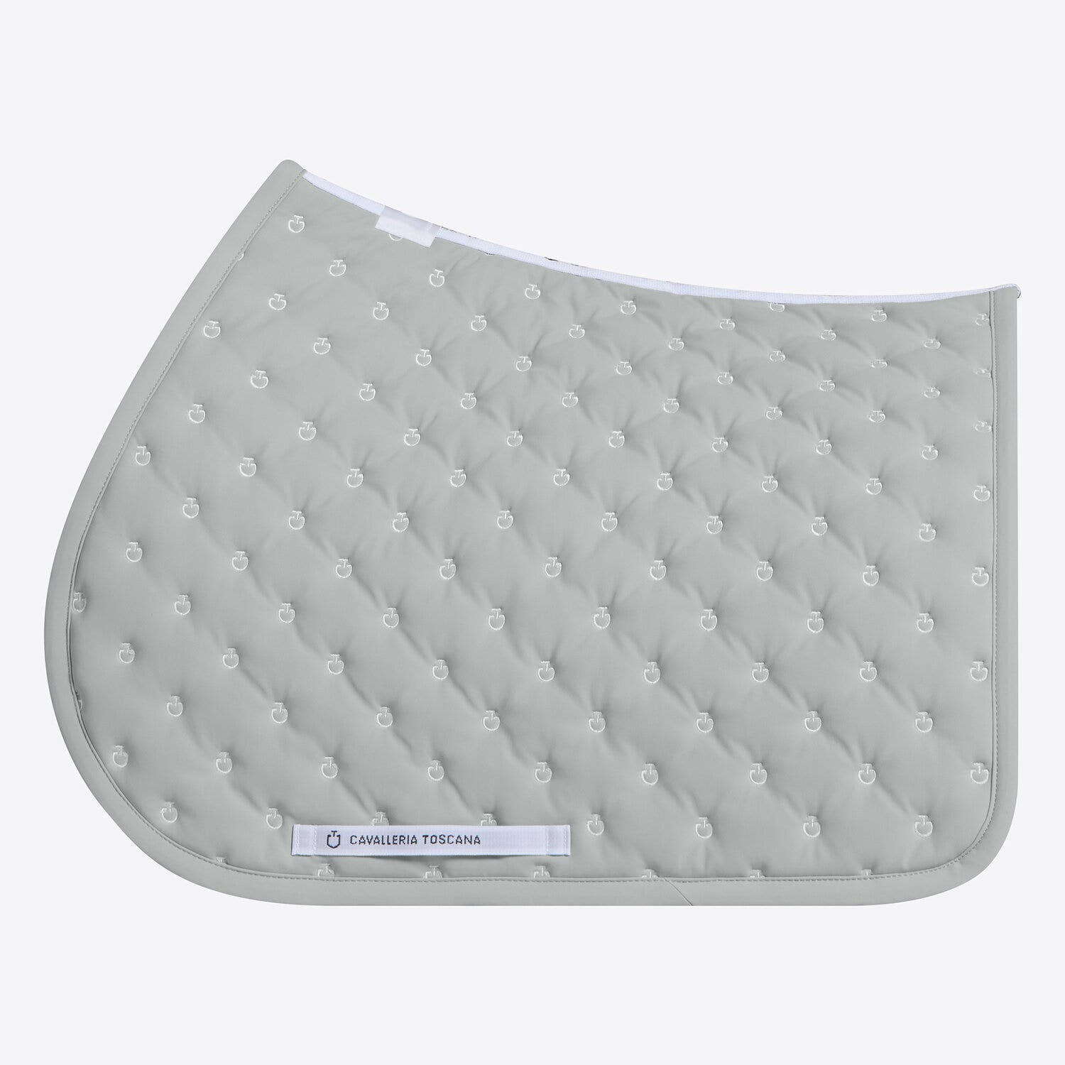 Jumping Saddle Pad with Quilted Design and Micro Logo | Cavalleria Toscana