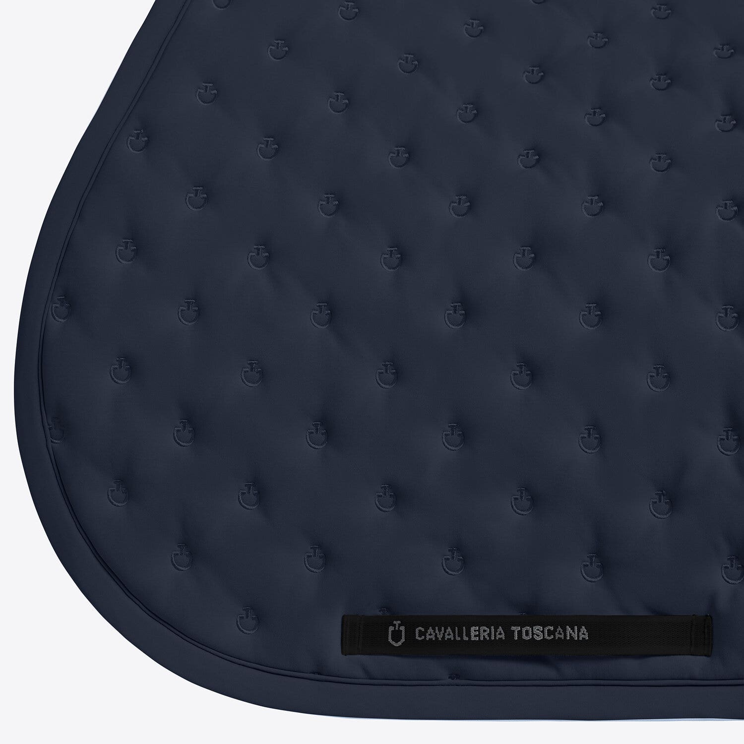 Cavalleria Toscana Cavalleria Toscana Jumping Saddle Pad with Quilted Design and Micro Logo DARK BLUE/DARK BLUE-2