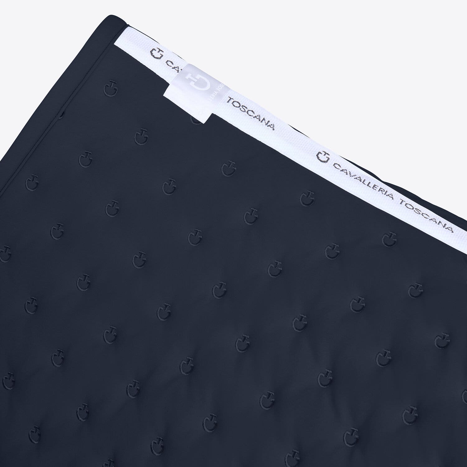 Cavalleria Toscana Cavalleria Toscana Jumping Saddle Pad with Quilted Design and Micro Logo DARK BLUE/DARK BLUE-3