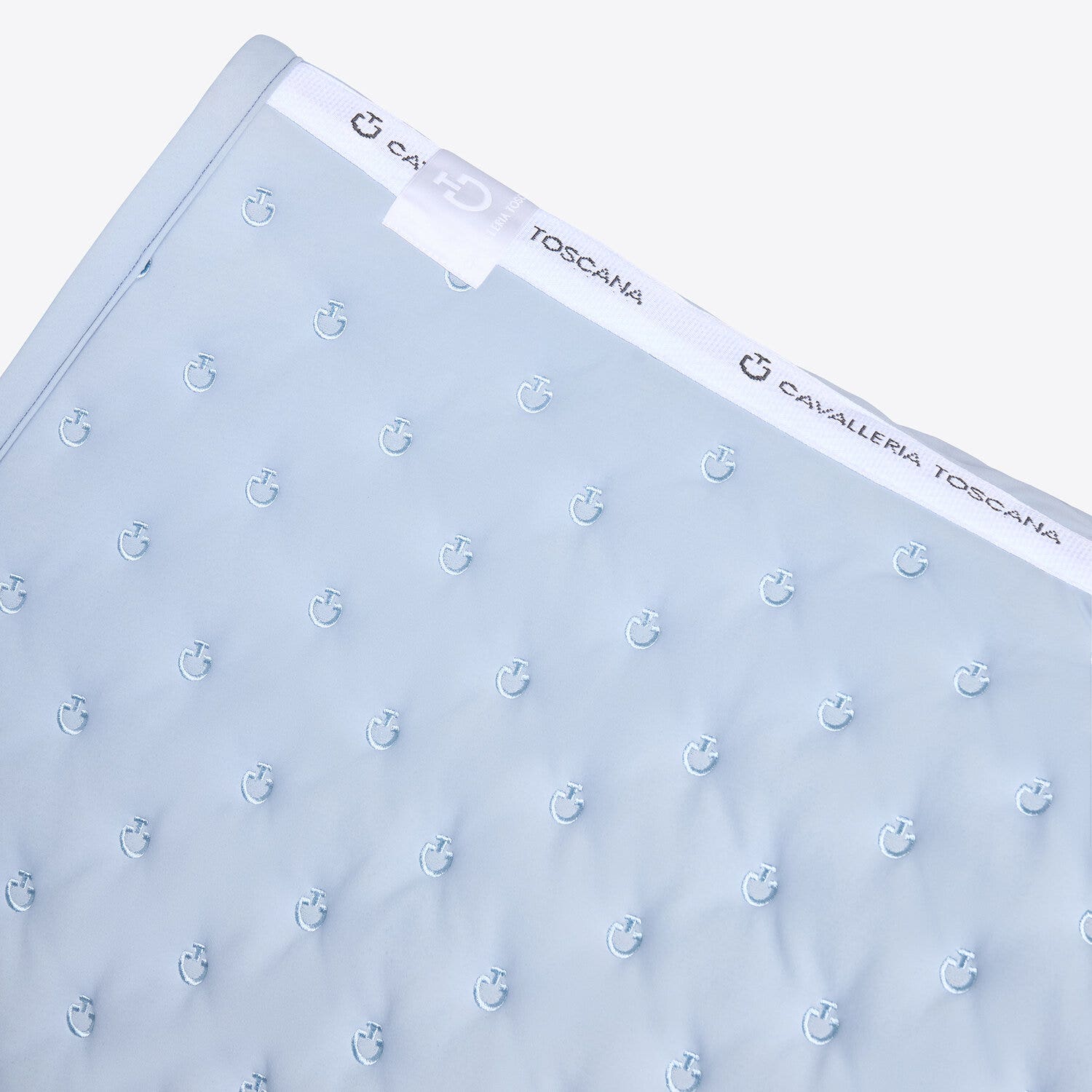 Cavalleria Toscana Cavalleria Toscana Jumping Saddle Pad with Quilted Design and Micro Logo BLUE FOG-3