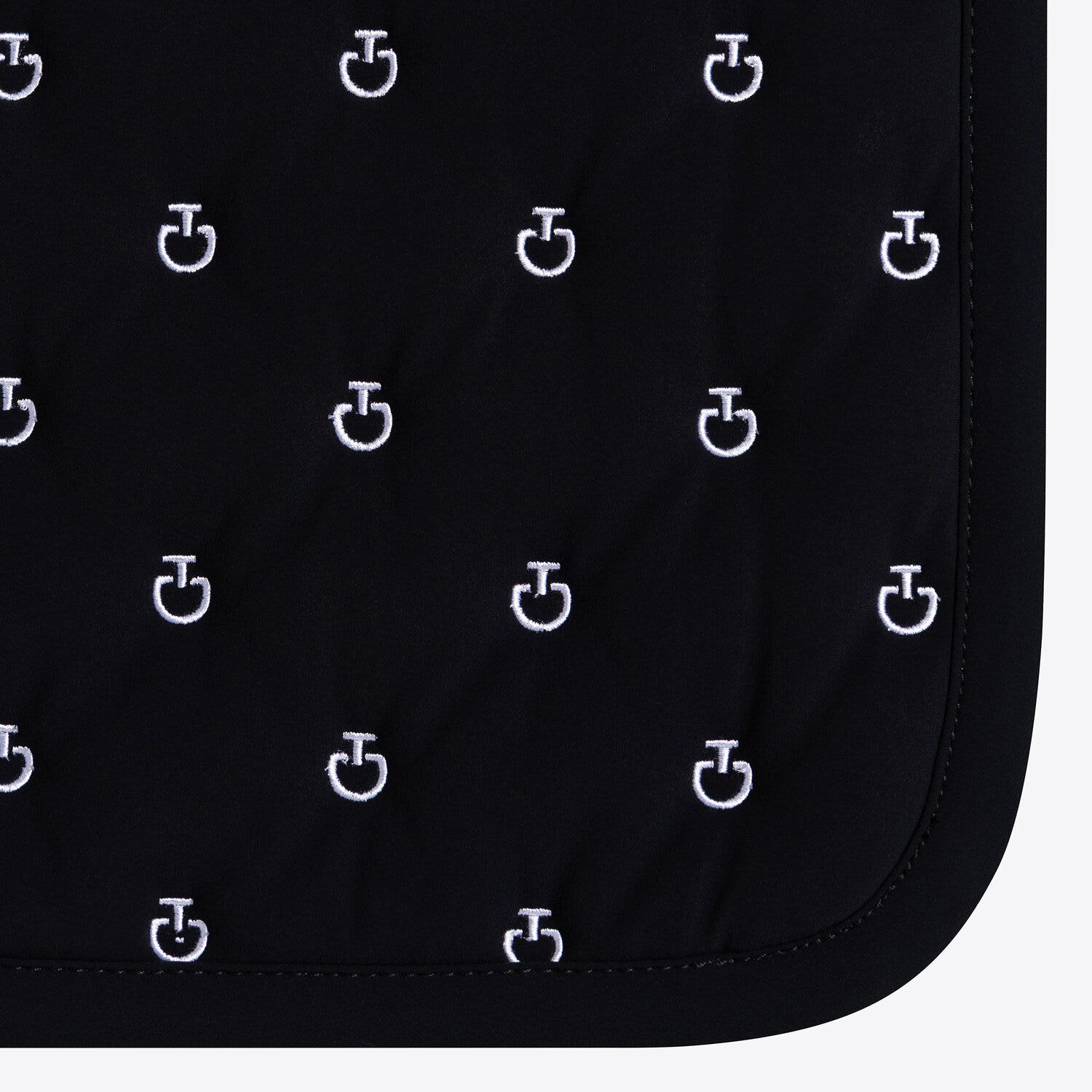 Cavalleria Toscana Cavalleria Toscana Jumping Saddle Pad with Quilted Design and Micro Logo BLACK-3