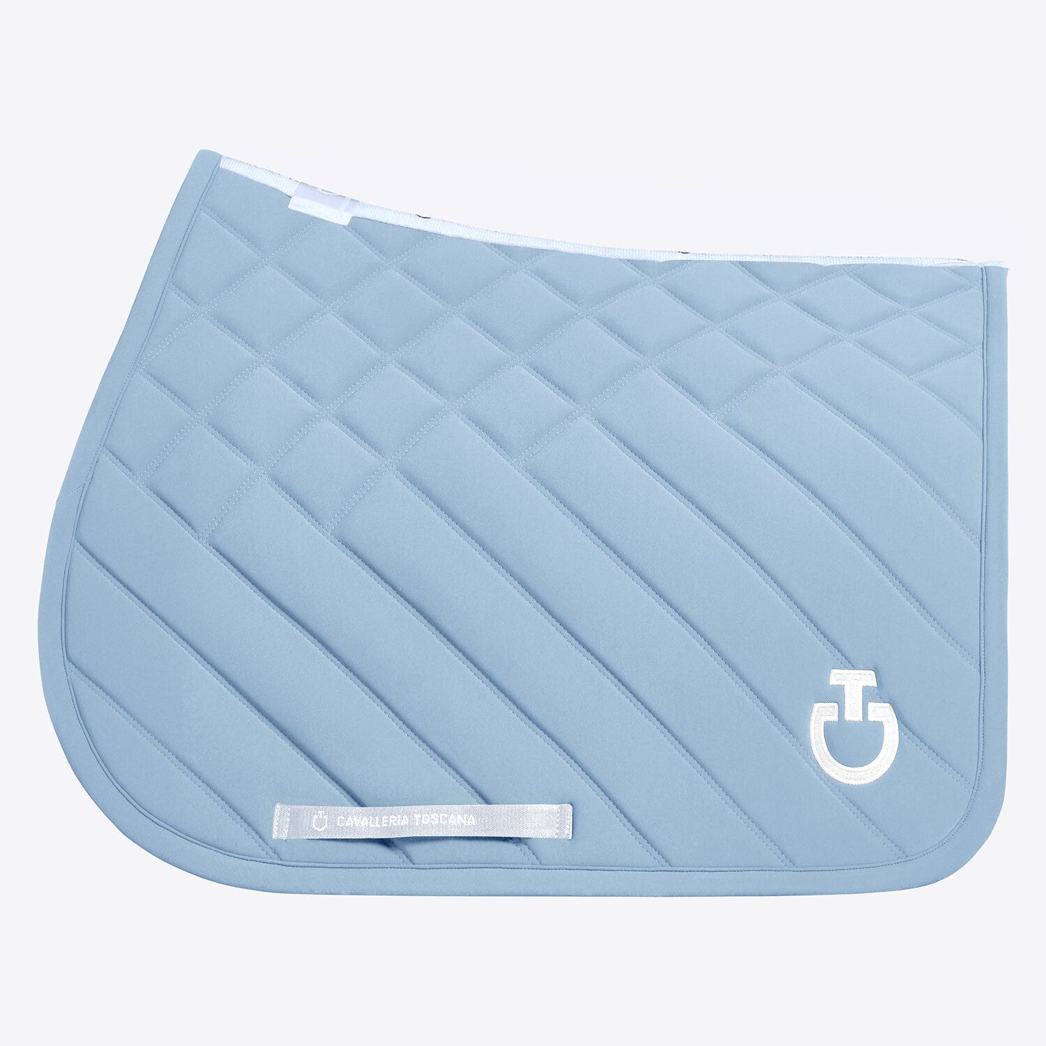 Cavalleria Toscana Jumping Saddle Pad with Diamond and Line Quilting