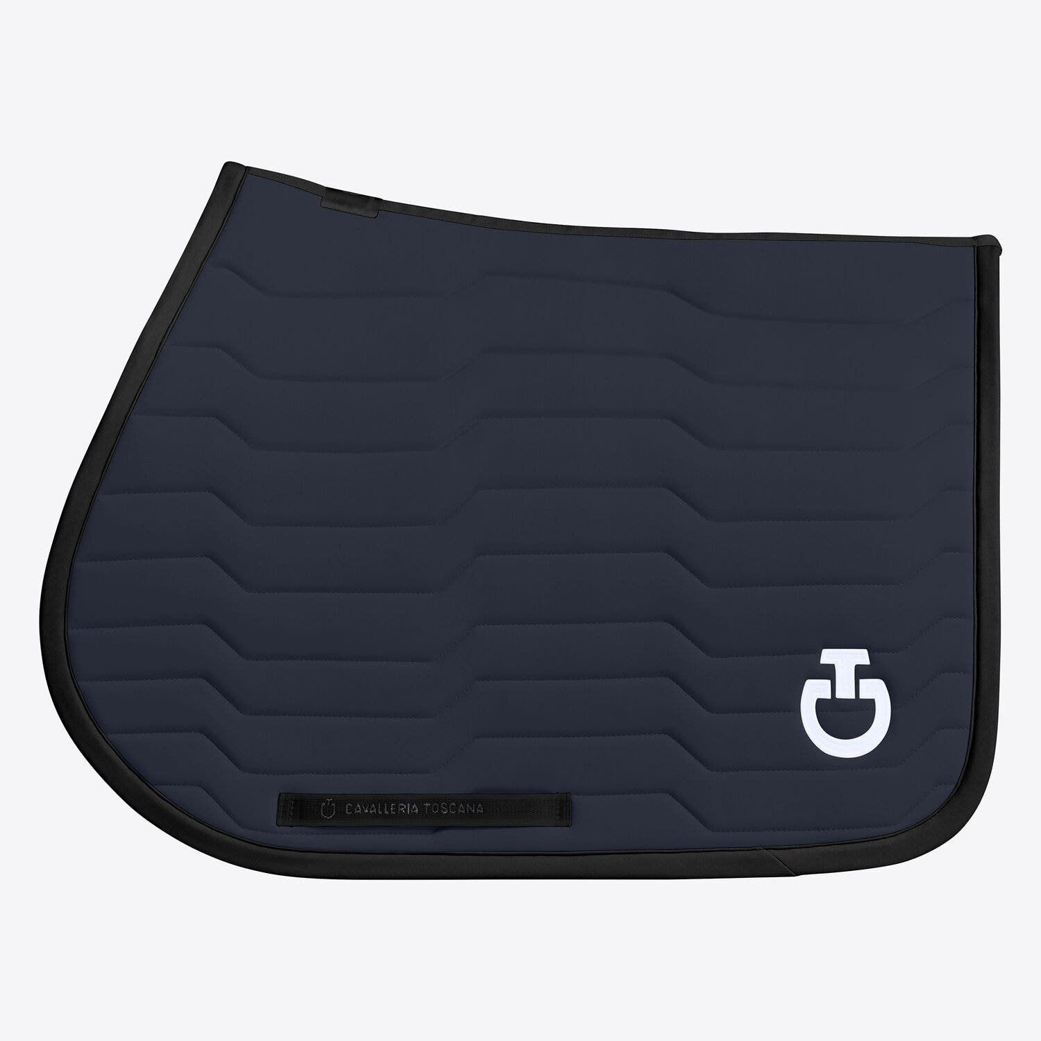 Cavalleria Toscana Cavalleria Toscana Jumping Saddle Pad Revolution with Technical Quilting DARK BLUE/DARK BLUE-1