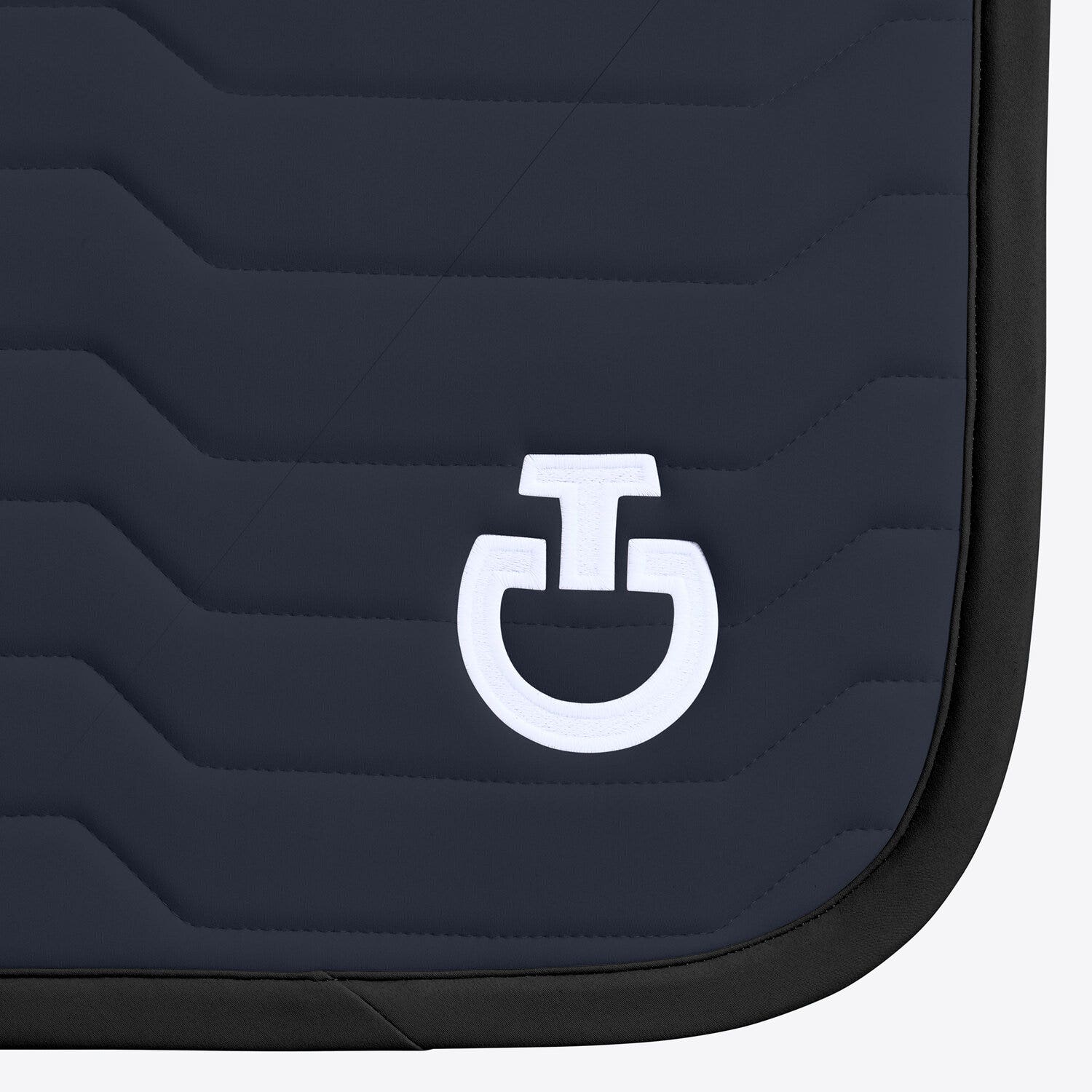 Cavalleria Toscana Cavalleria Toscana Jumping Saddle Pad Revolution with Technical Quilting DARK BLUE/DARK BLUE-2