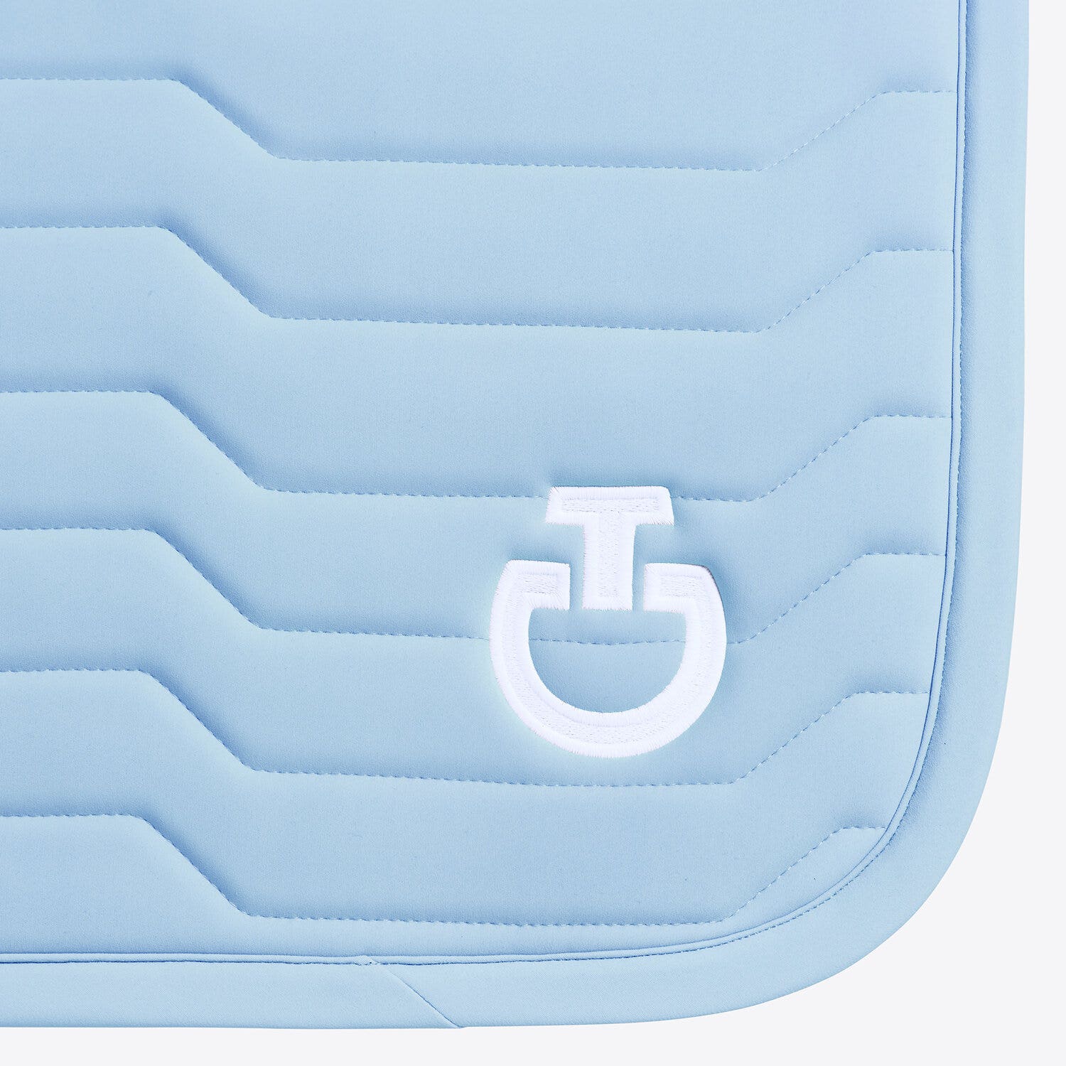 Cavalleria Toscana Cavalleria Toscana Jumping Saddle Pad Revolution with Technical Quilting BLUE FOG-2