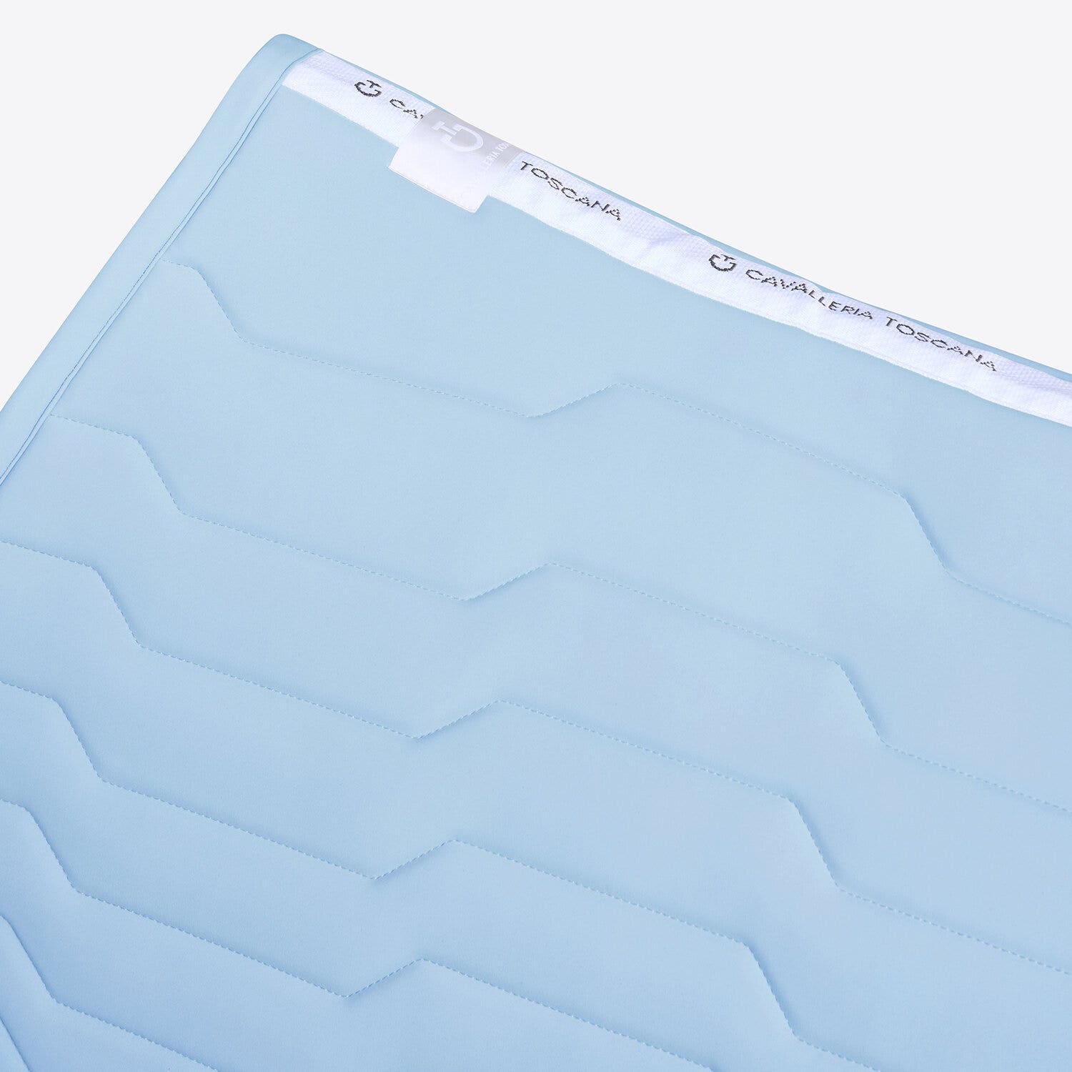 Cavalleria Toscana Cavalleria Toscana Jumping Saddle Pad Revolution with Technical Quilting BLUE FOG-3