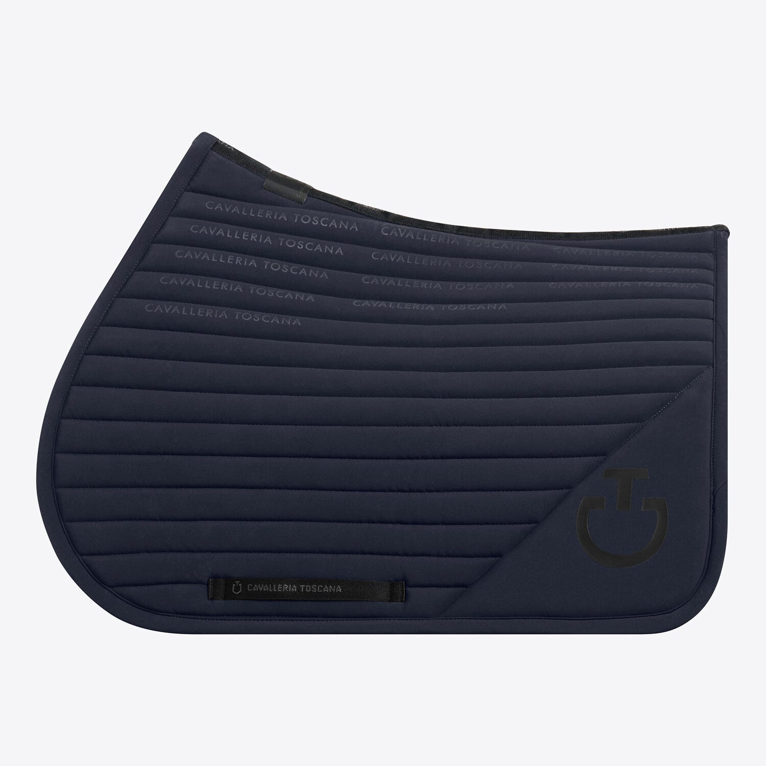 Cavalleria Toscana Jumping Saddle Pad in Logo Print Jersey