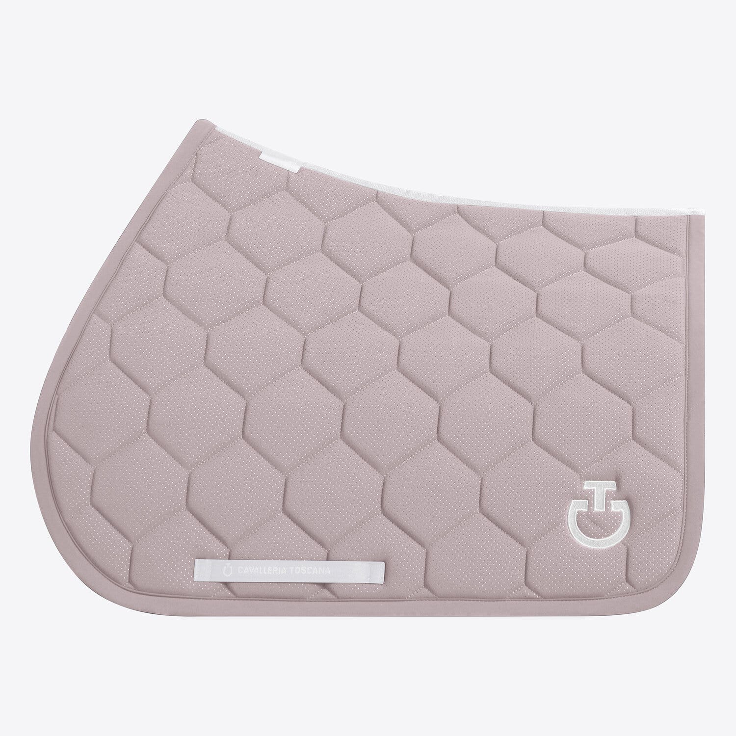 Cavalleria Toscana Cavalleria Toscana Jumping Saddle Pad with Quilted Design and Micro Logo VIOLET ICE-1