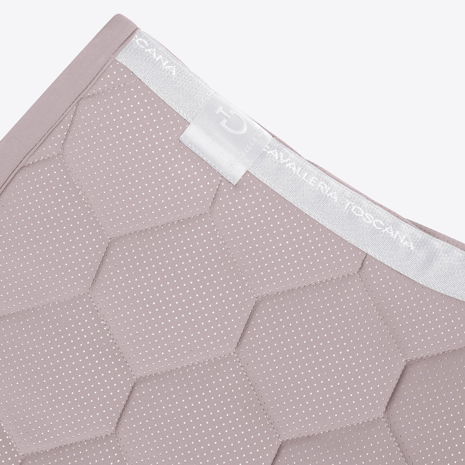 Cavalleria Toscana Cavalleria Toscana Jumping Saddle Pad with Quilted Design and Micro Logo VIOLET ICE-2