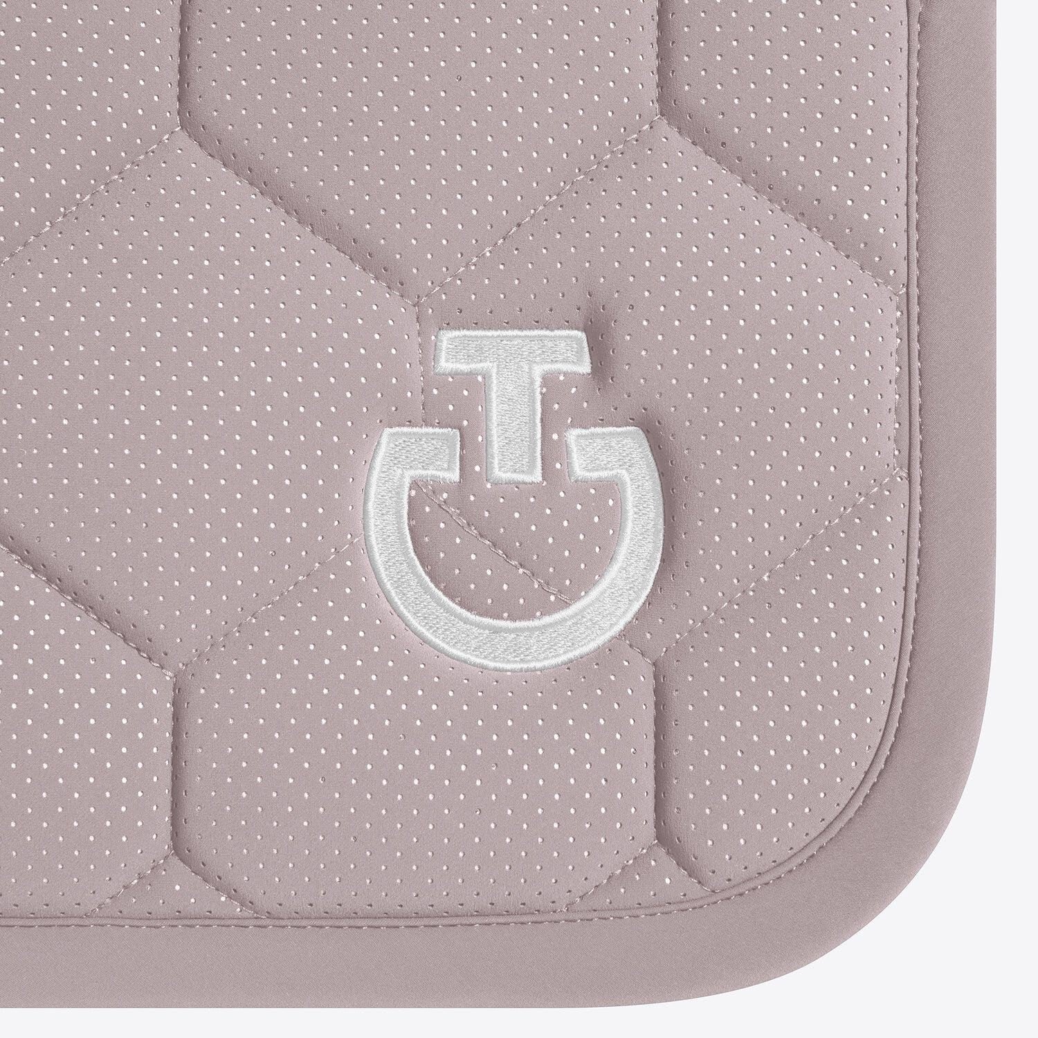 Cavalleria Toscana Cavalleria Toscana Jumping Saddle Pad with Quilted Design and Micro Logo VIOLET ICE-3