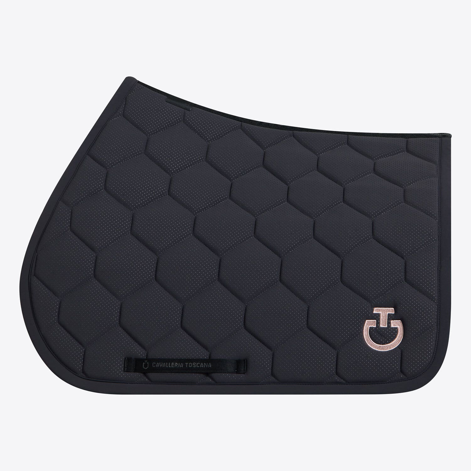Cavalleria Toscana Cavalleria Toscana Jumping Saddle Pad with Quilted Design and Micro Logo CHARCOAL-1
