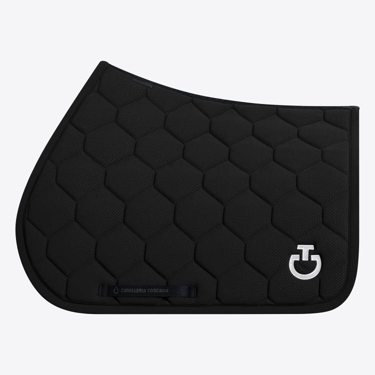 Quilted Jumping Saddle Pad in Jersey | Cavalleria Toscana