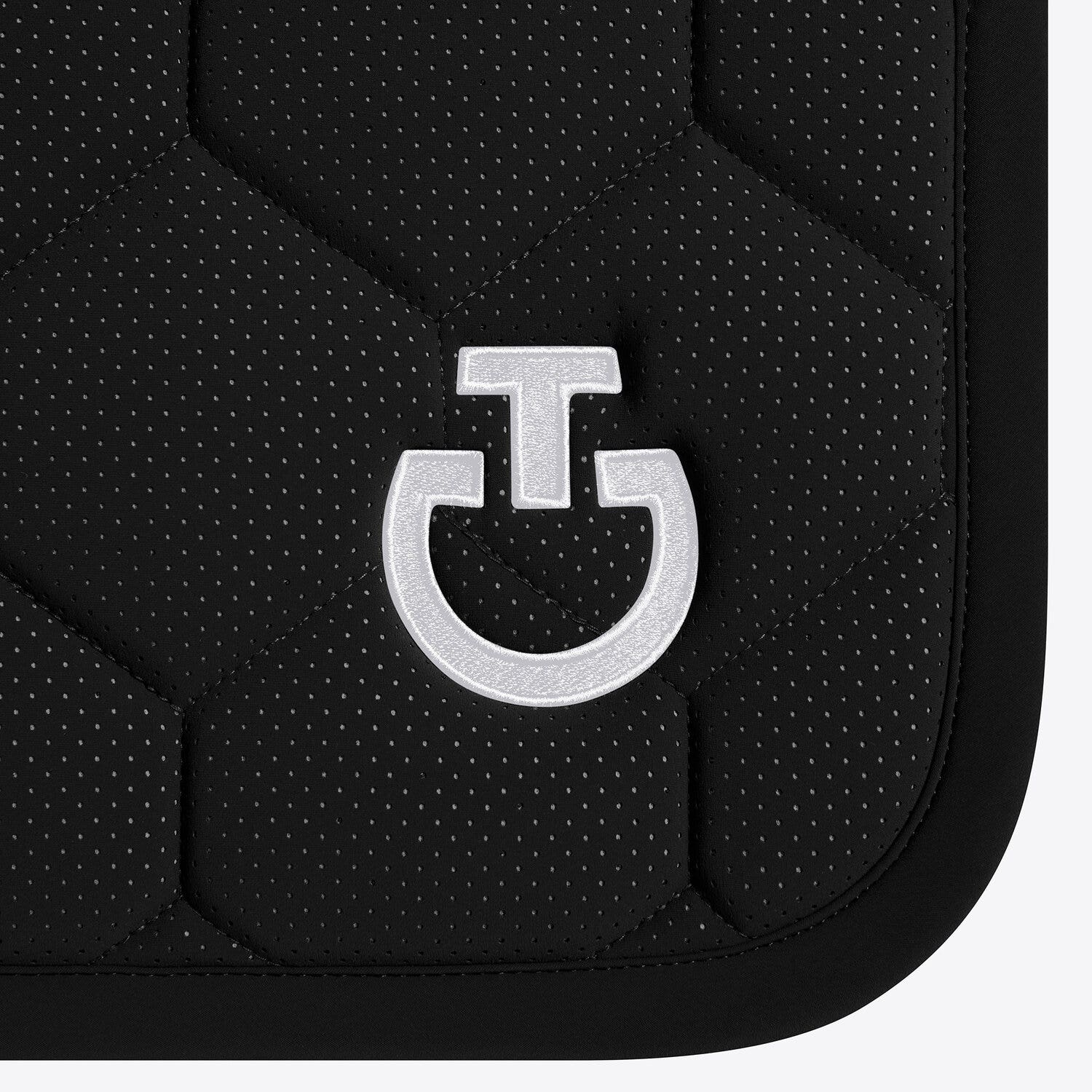 Cavalleria Toscana Sottosella da salto Cavalleria Toscana con trapuntatura e micro logo BLACK-3