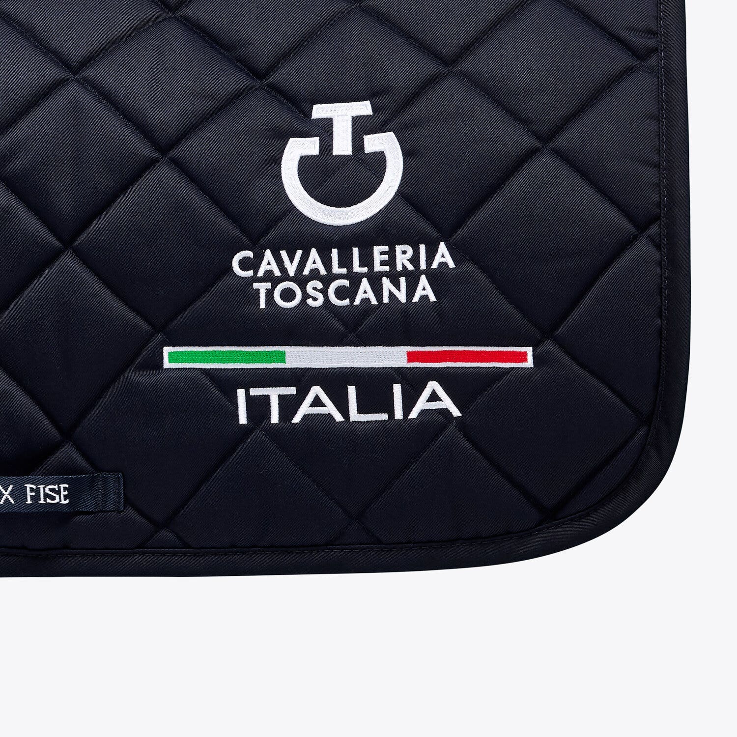 Cavalleria Toscana FISE jumping saddle pad NAVY-2