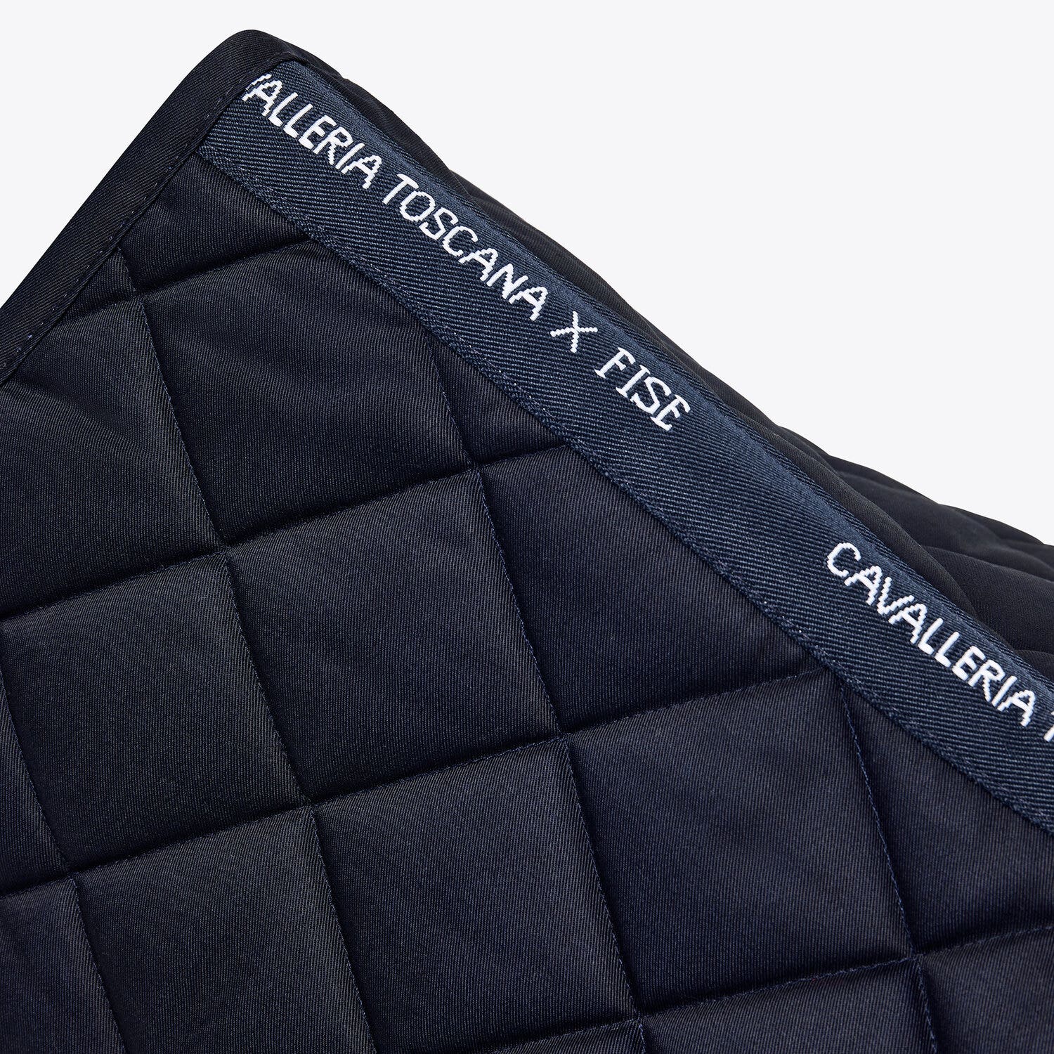 Cavalleria Toscana FISE jumping saddle pad NAVY-3