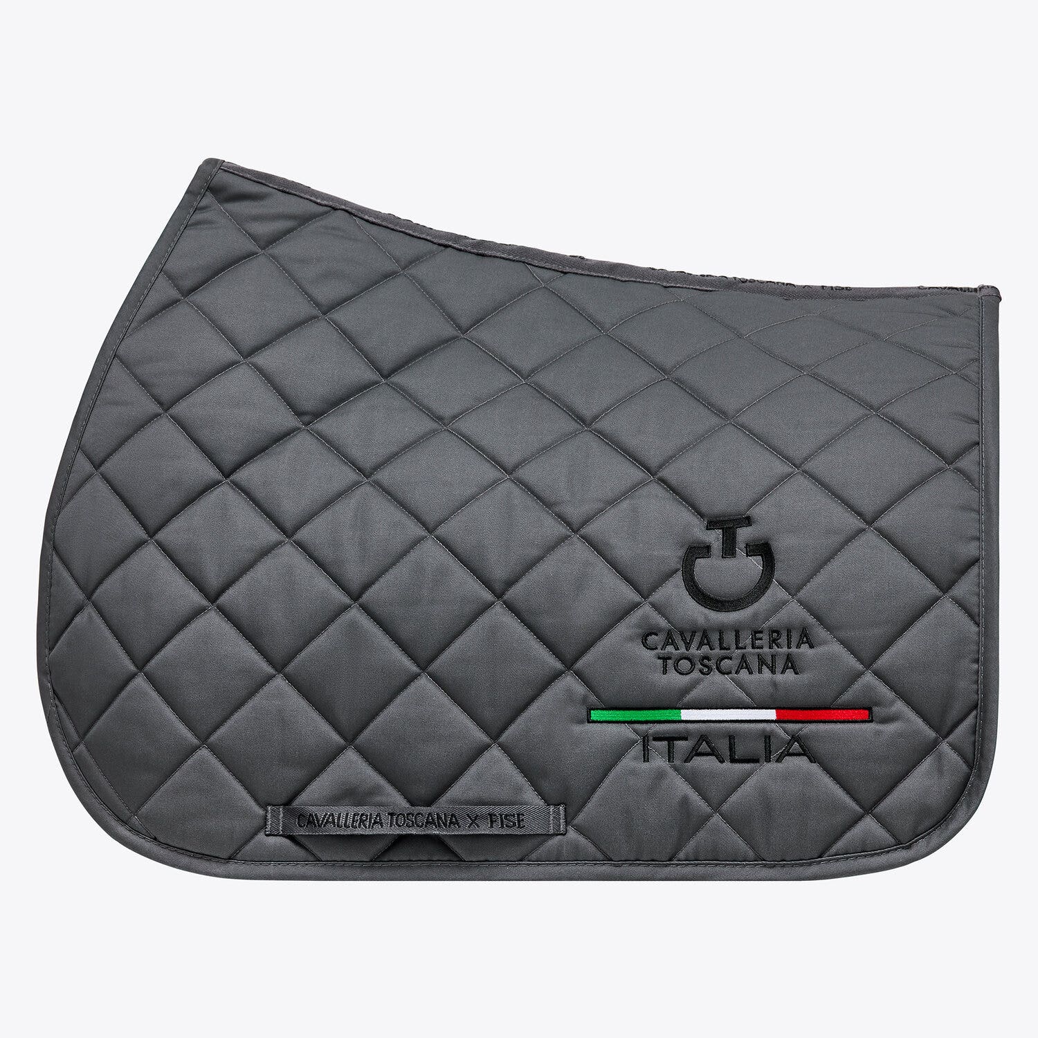 Cavalleria Toscana FISE jumping saddle pad GREY-1