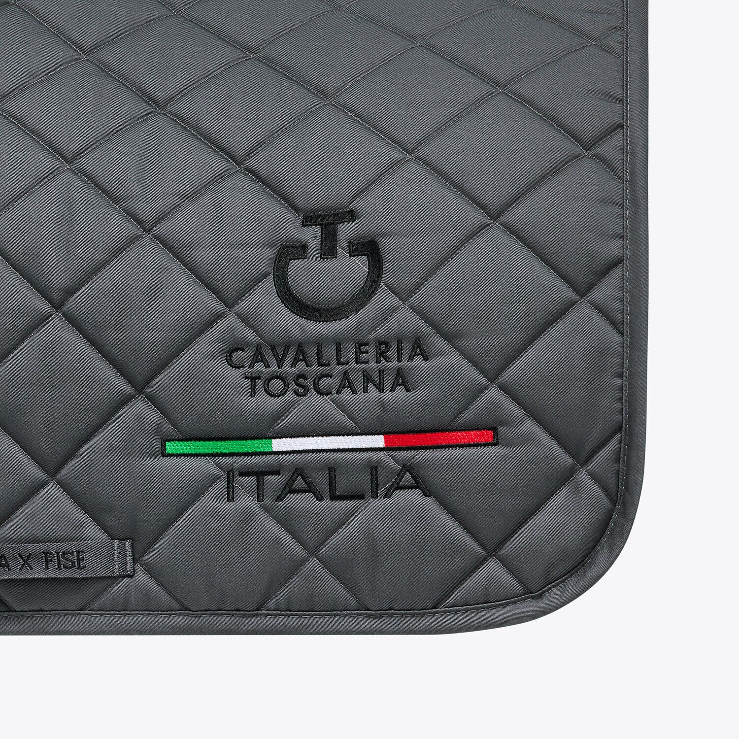 Cavalleria Toscana FISE jumping saddle pad GREY-2
