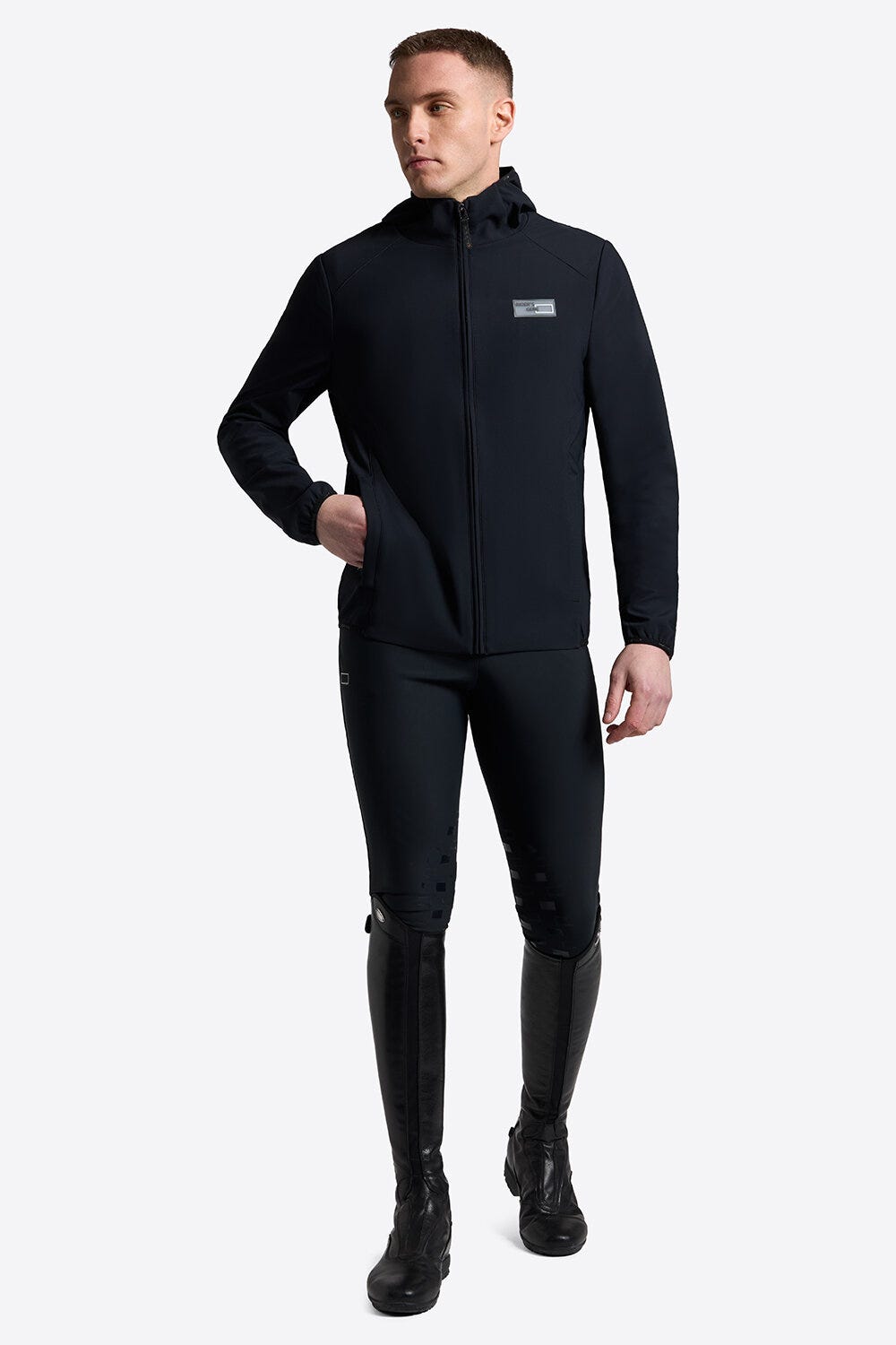 Rider’s Gene Men’s Hooded Zip Softshell