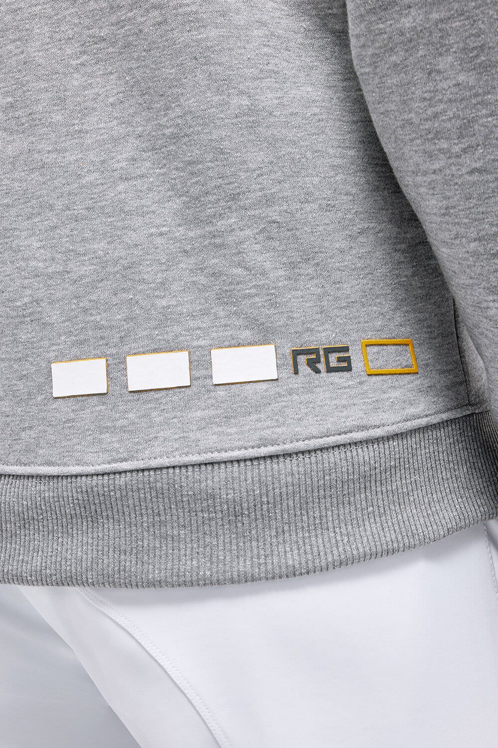 Rider's Gene RG Cotton Hooded Zip Sweatshirt STONE GREY-8