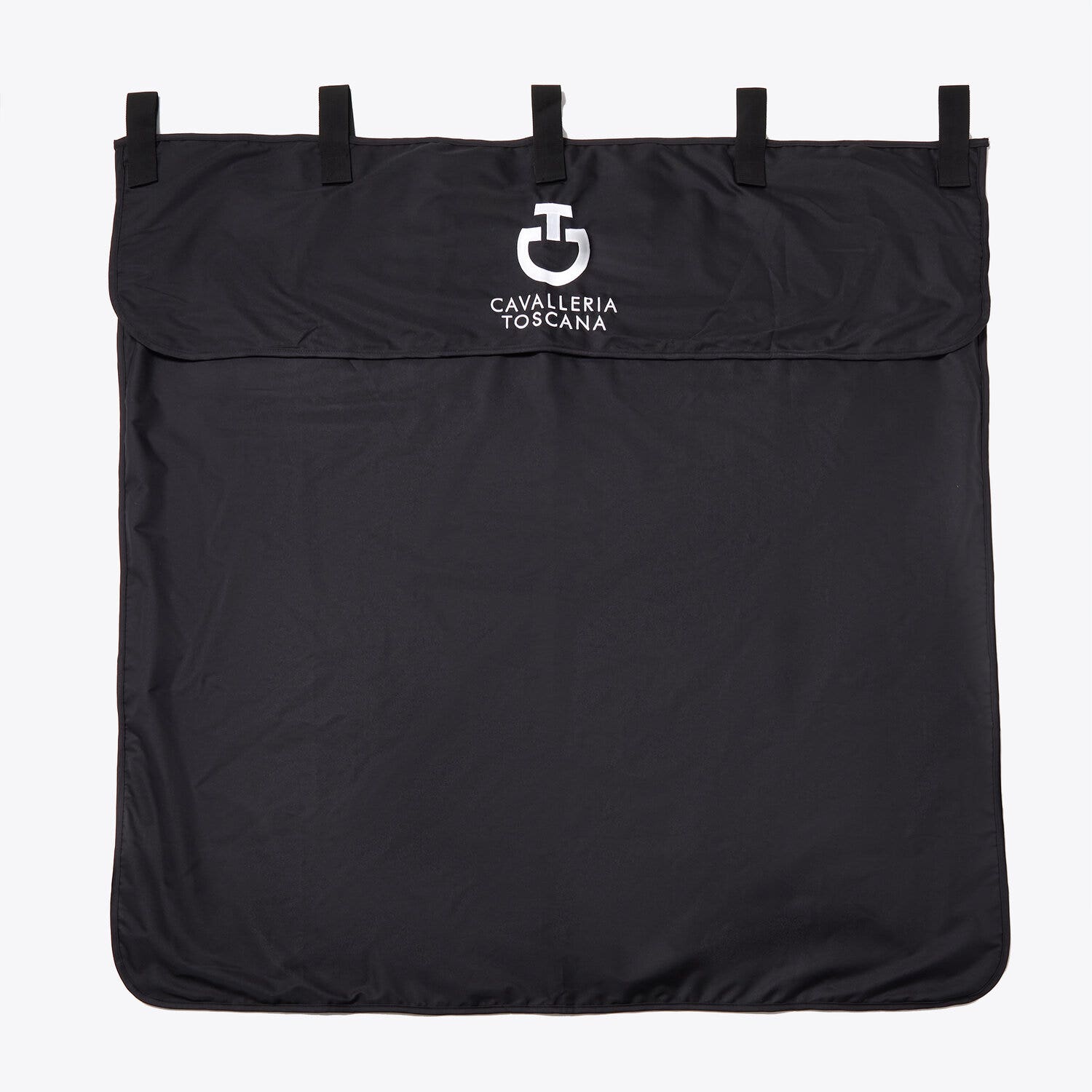 Cavalleria Toscana Water resistant stable curtain. BLACK-1