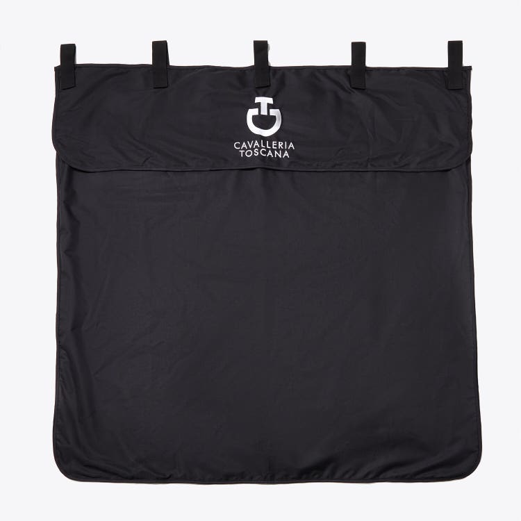 Cavalleria Toscana Water resistant stable curtain. BLACK-1
