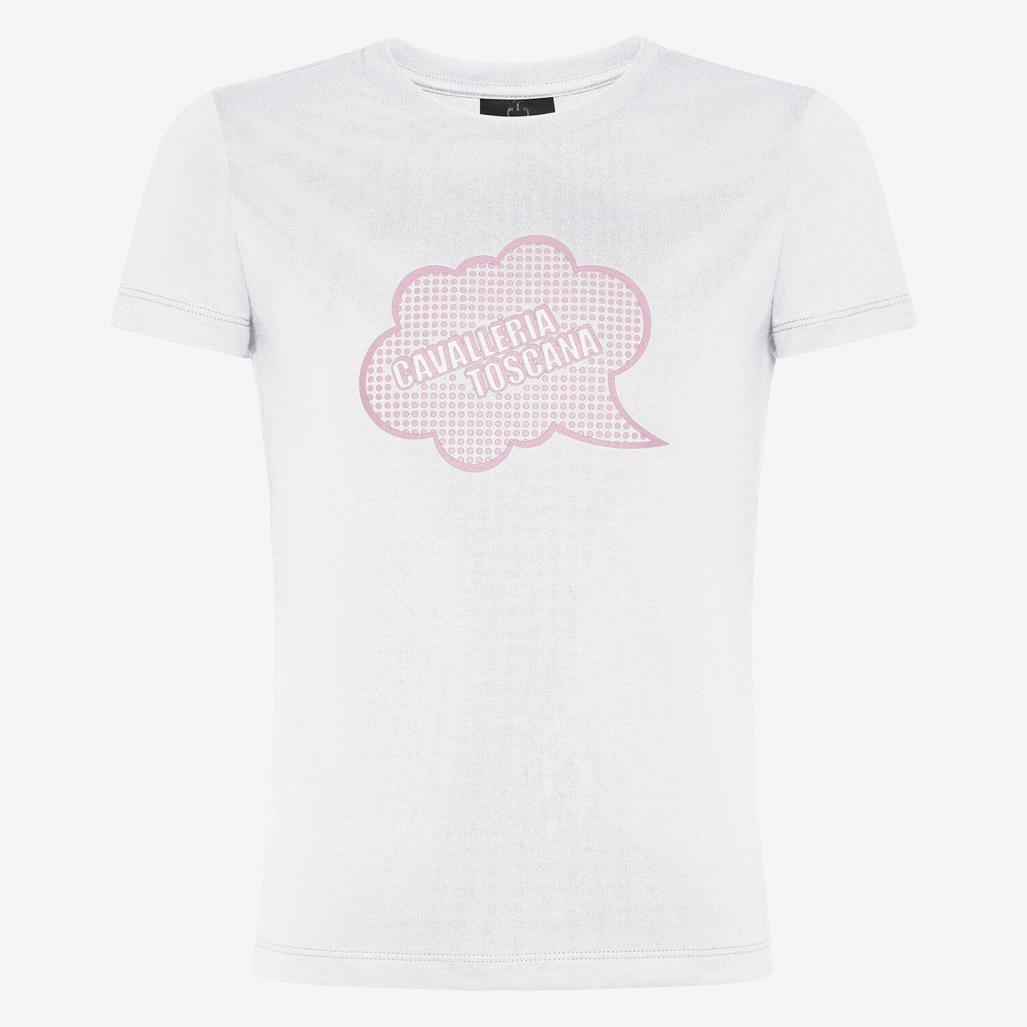 Cavalleria Toscana Cavalleria Toscana Girls' Cotton T-shirt WHITE-1