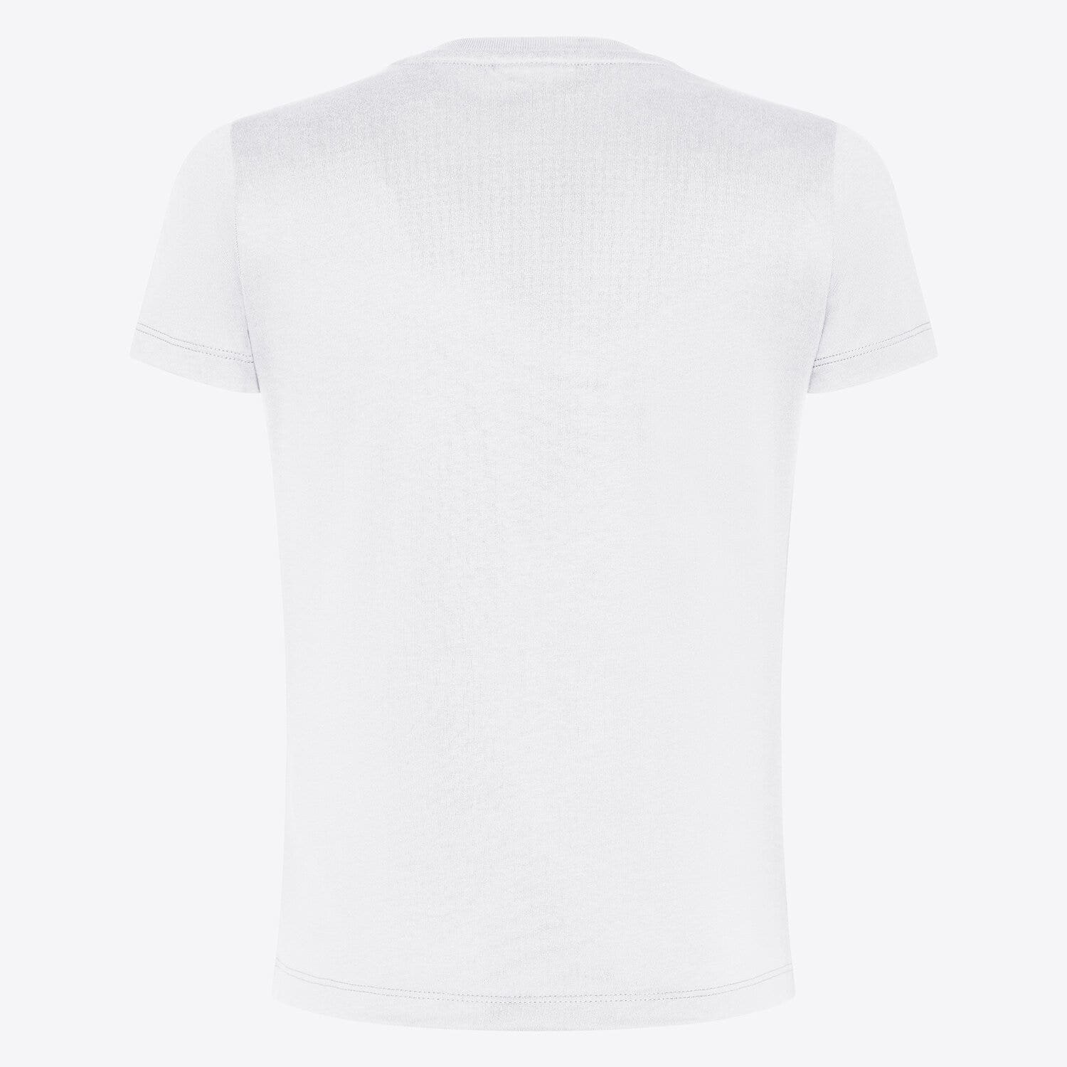 Cavalleria Toscana Cavalleria Toscana Girls' Cotton T-shirt WHITE-2
