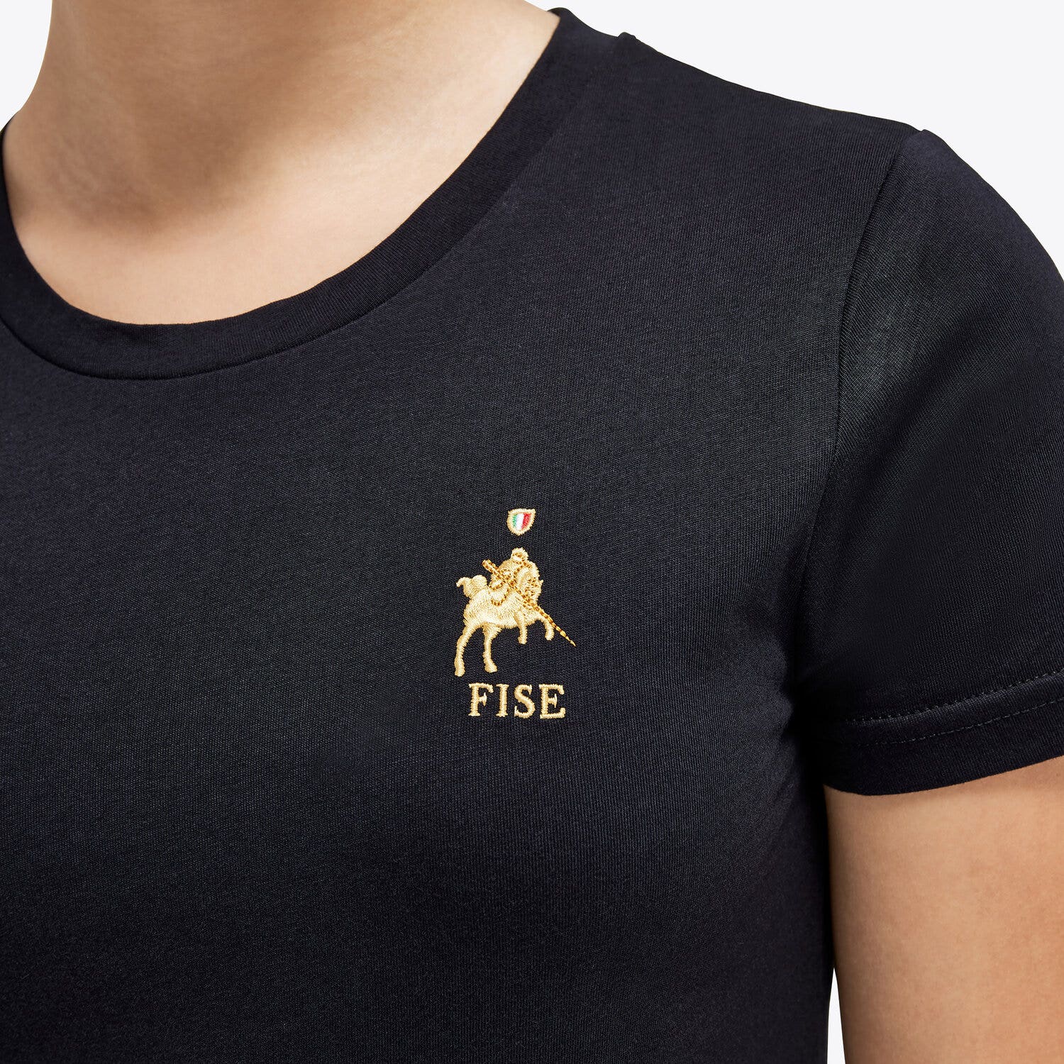 Cavalleria Toscana FISE girl t-shirt NAVY-5