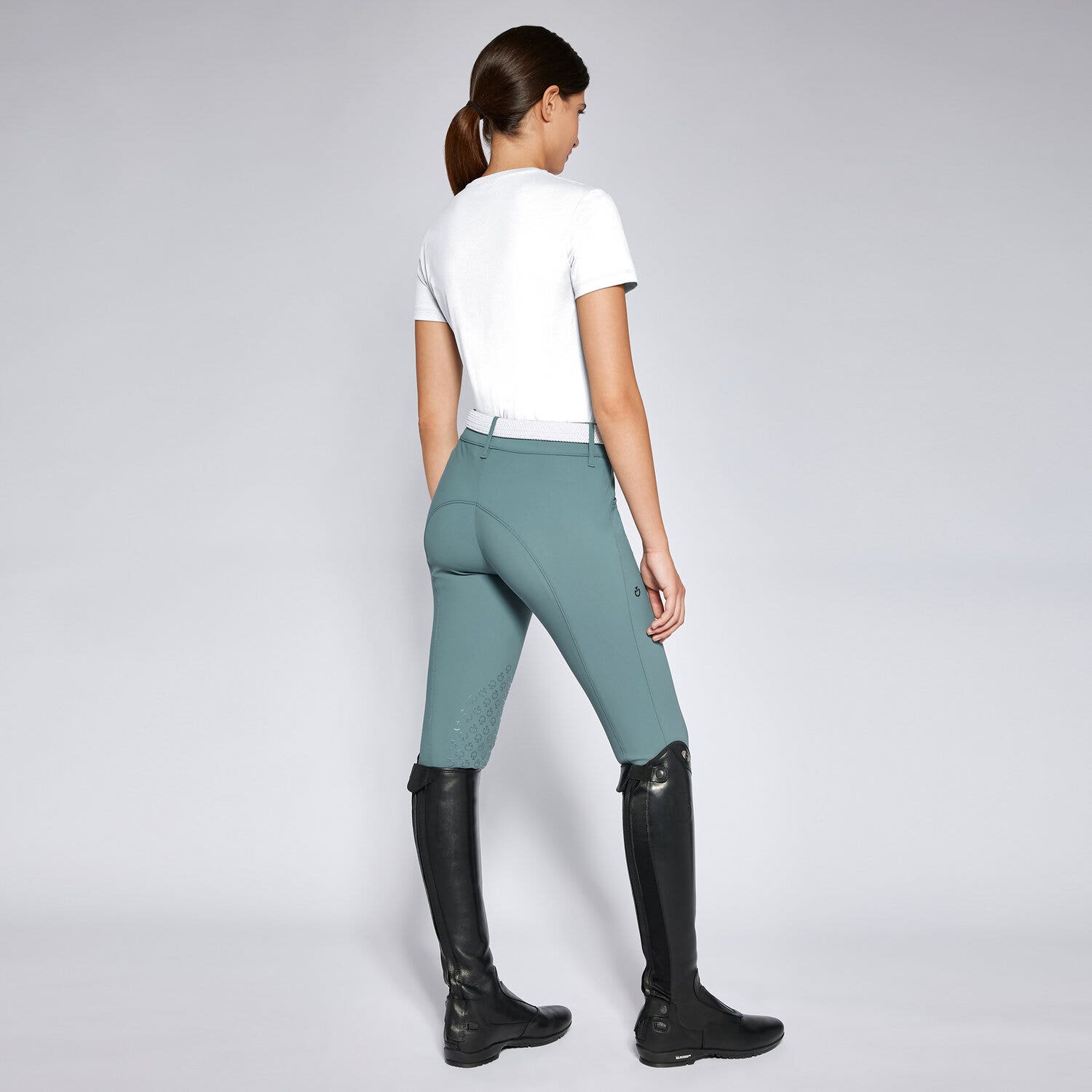 Cavalleria Toscana Women's cotton t-shirt WHITE-2