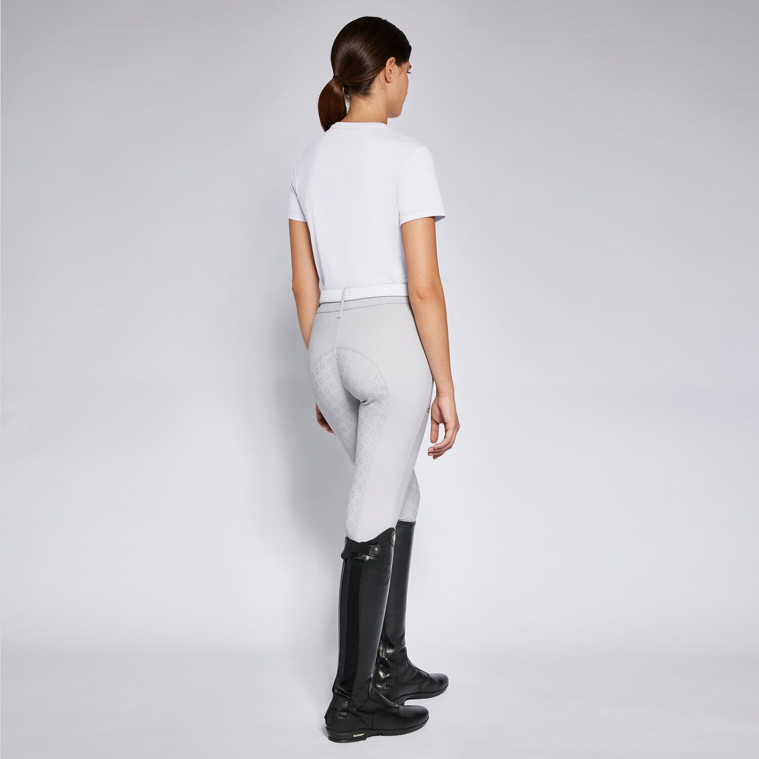 Cavalleria Toscana Women's cotton t-shirt WHITE-2