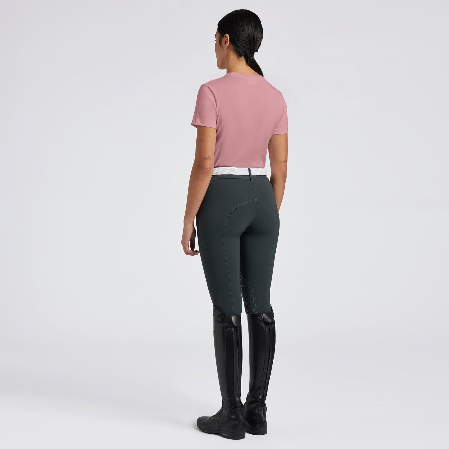 Cavalleria Toscana Cavalleria Toscana Women's Cotton T-shirt DUSTY ROSE-3