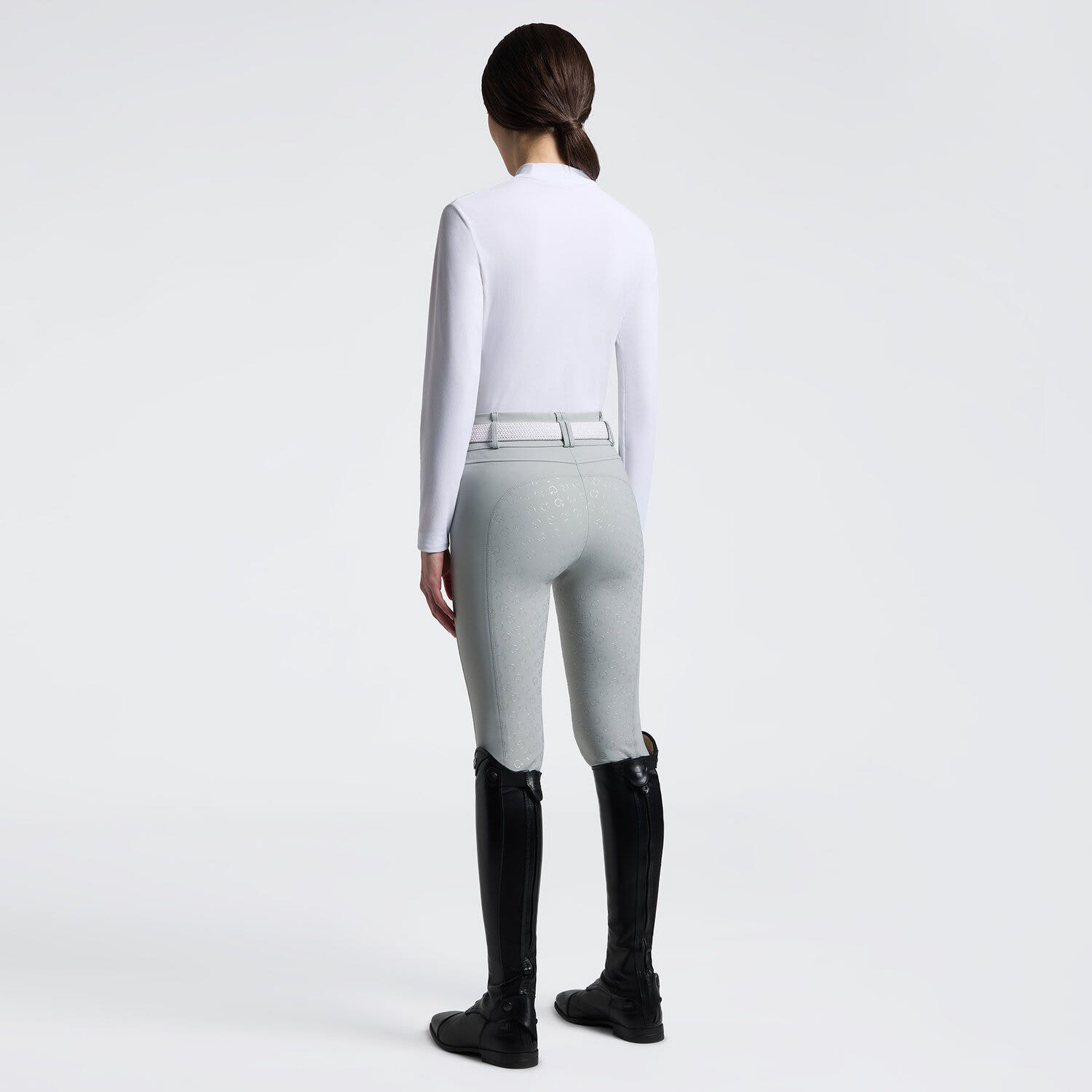 Cavalleria Toscana Cavalleria Toscana Women's Jersey T-shirt WHITE-2