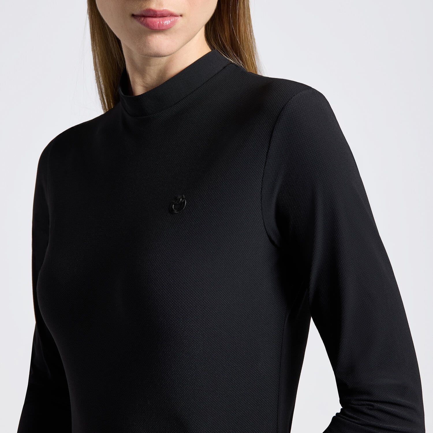 Cavalleria Toscana Cavalleria Toscana Women's Jersey T-shirt BLACK-3