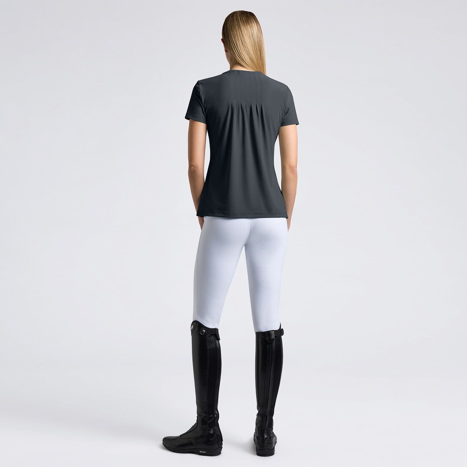 Cavalleria Toscana Cavalleria Toscana Women's Jersey T-shirt ANTHRACITE GREY-2